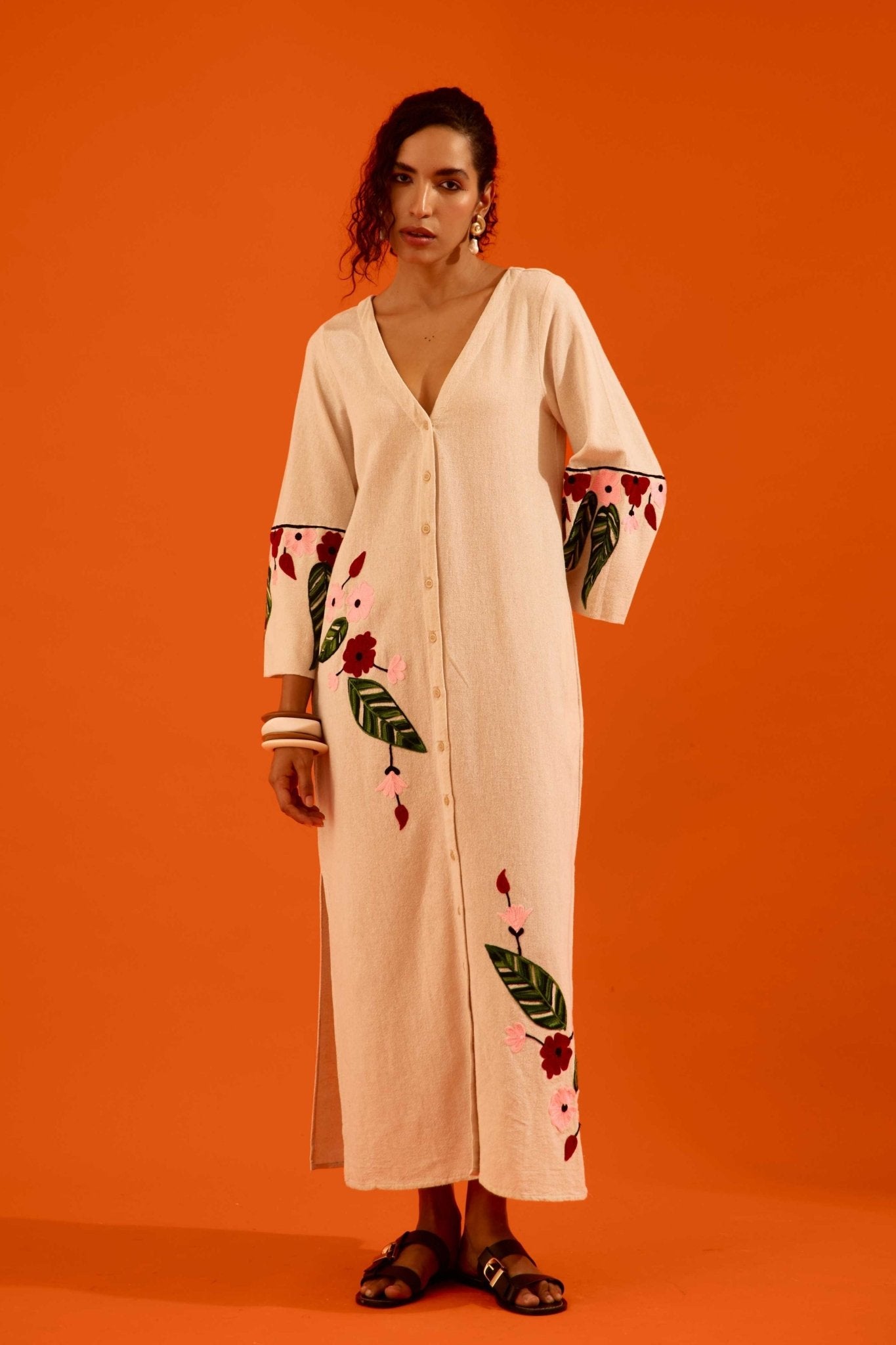 Jute Maxi Dress - Indian Summer Story - Elahe