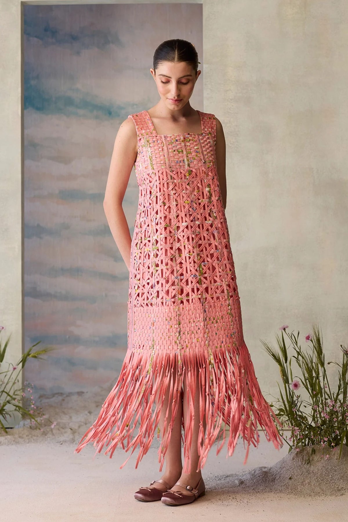 Rose Smocked Dress
