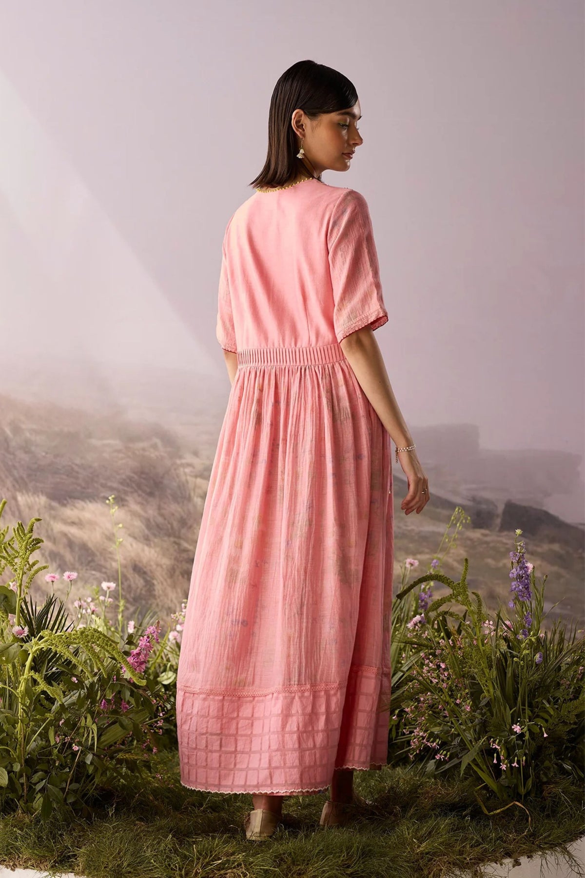 Rose Floral Maxi Dress