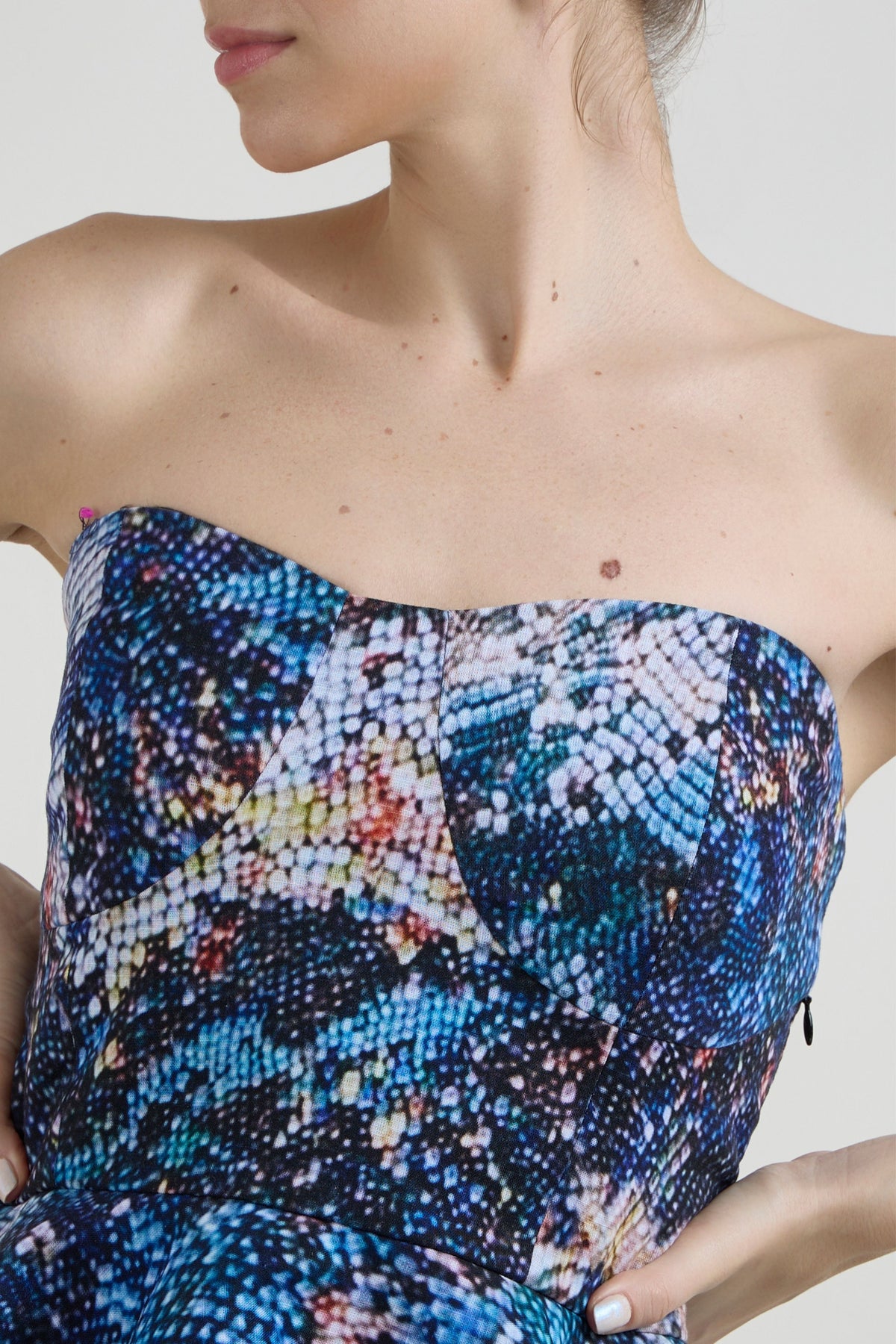 Mosaic Peplum Skirt Set