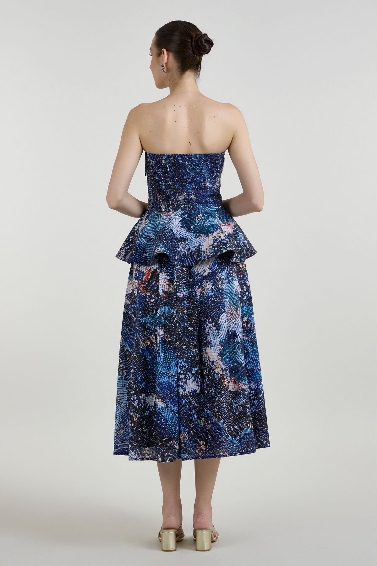Mosaic Peplum Skirt Set