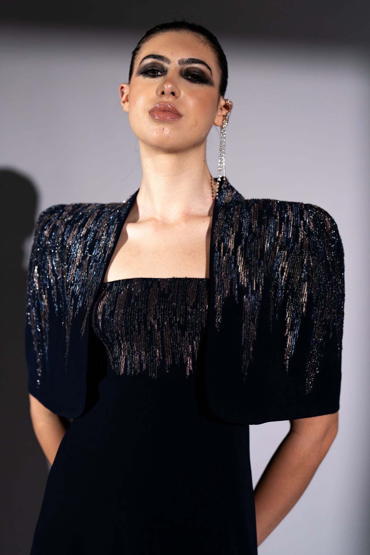 Navy Meteor Jumpsuit Set