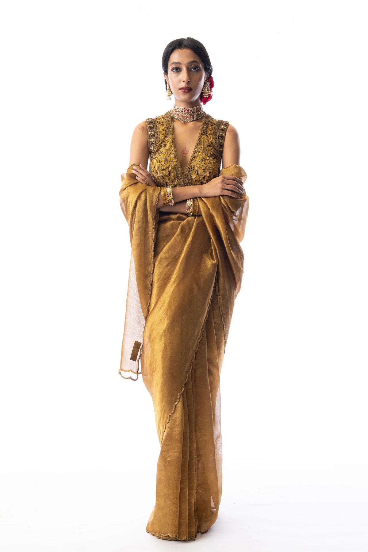 Ibriz Saree Set