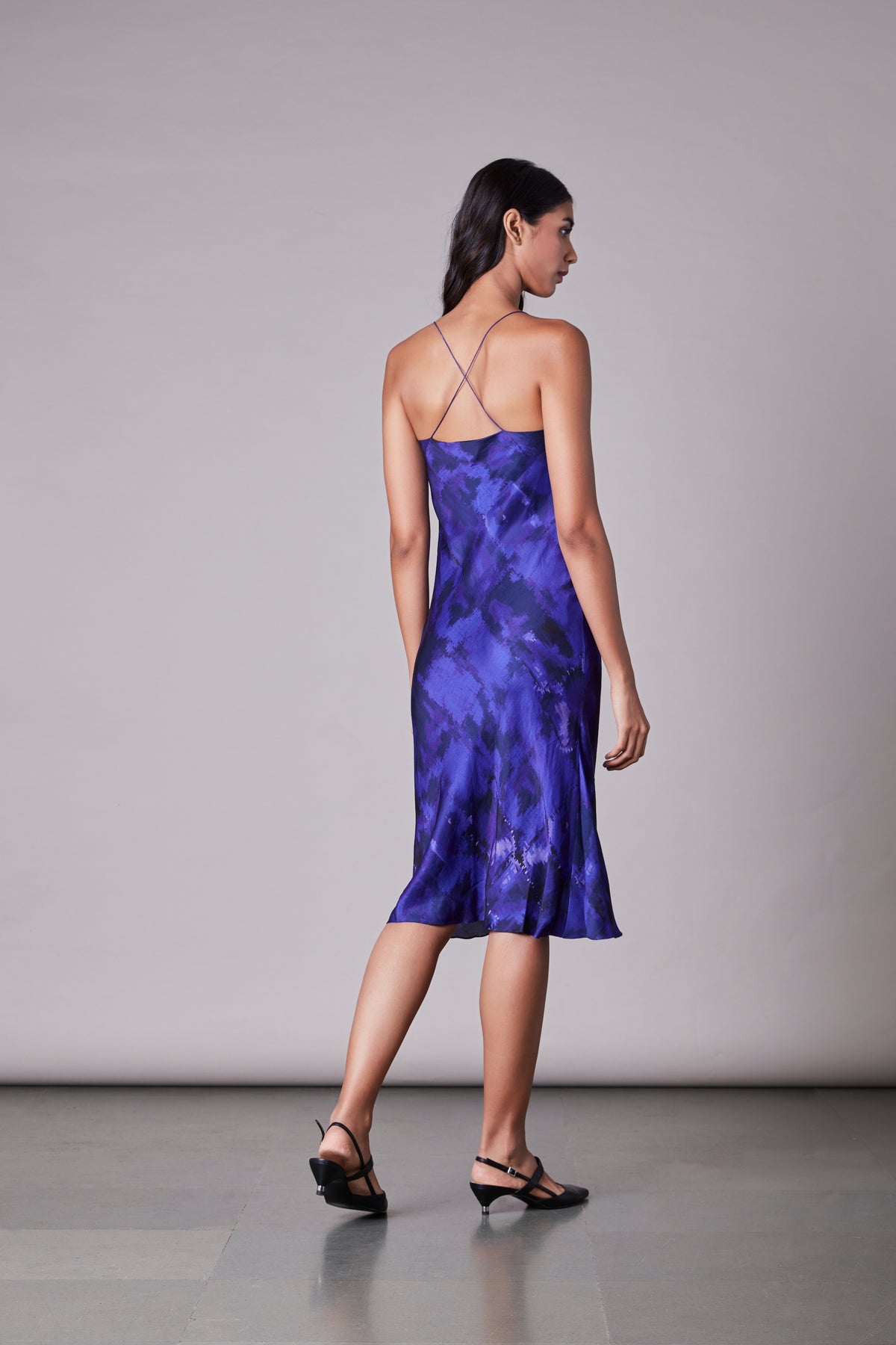 Shaded print dress