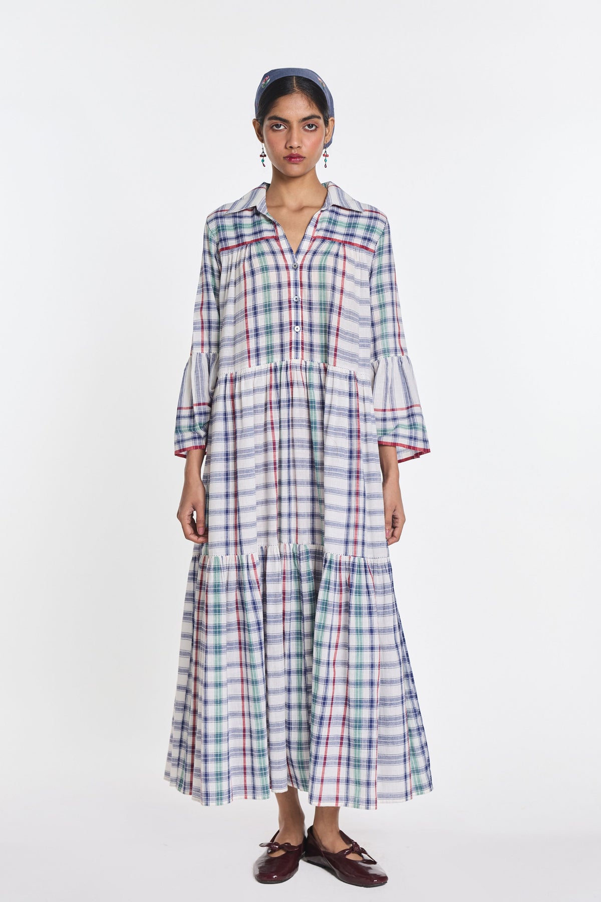 Mazus Tiered Maxi Dress