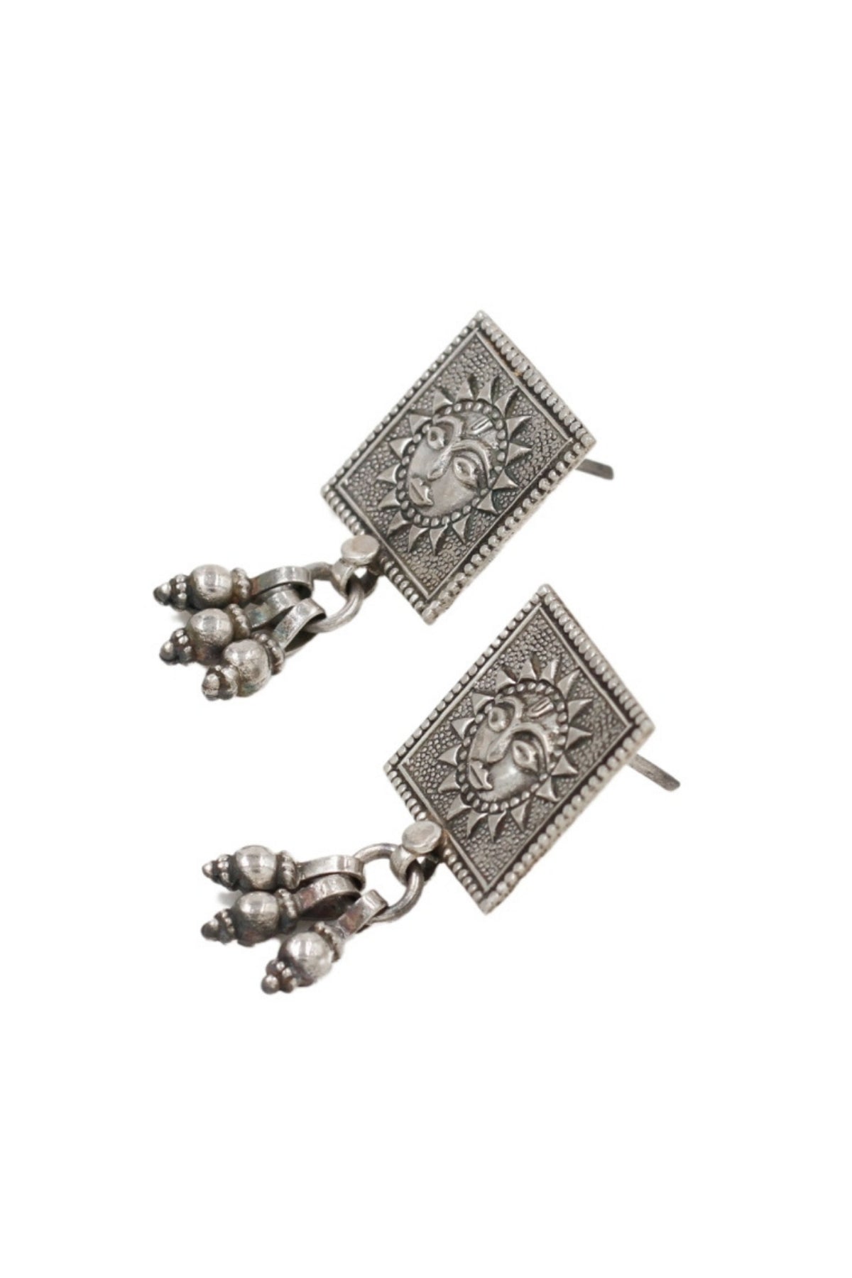 Refined Handcrafted Silver Earrings