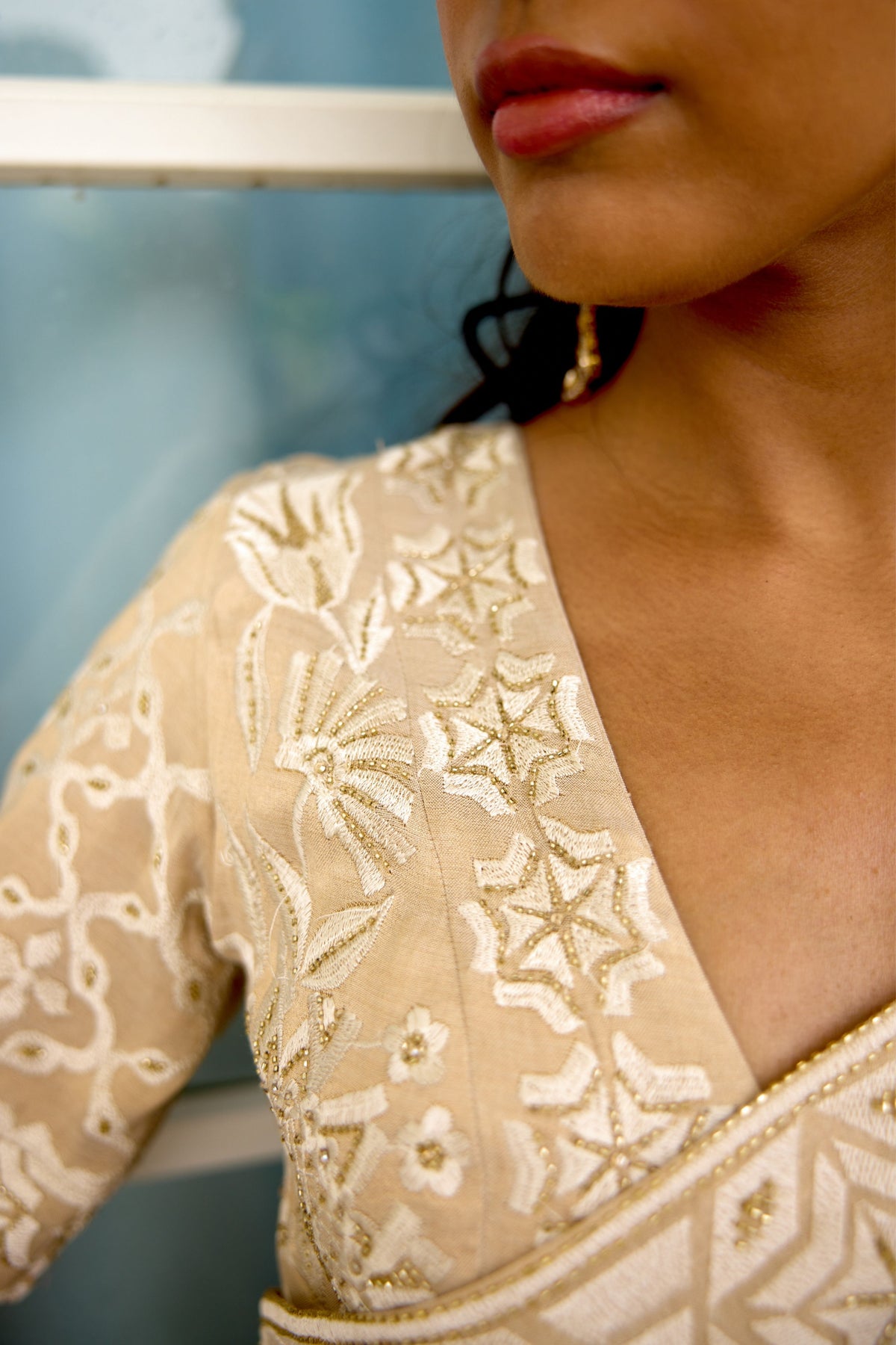 Honey Drop Saree Set