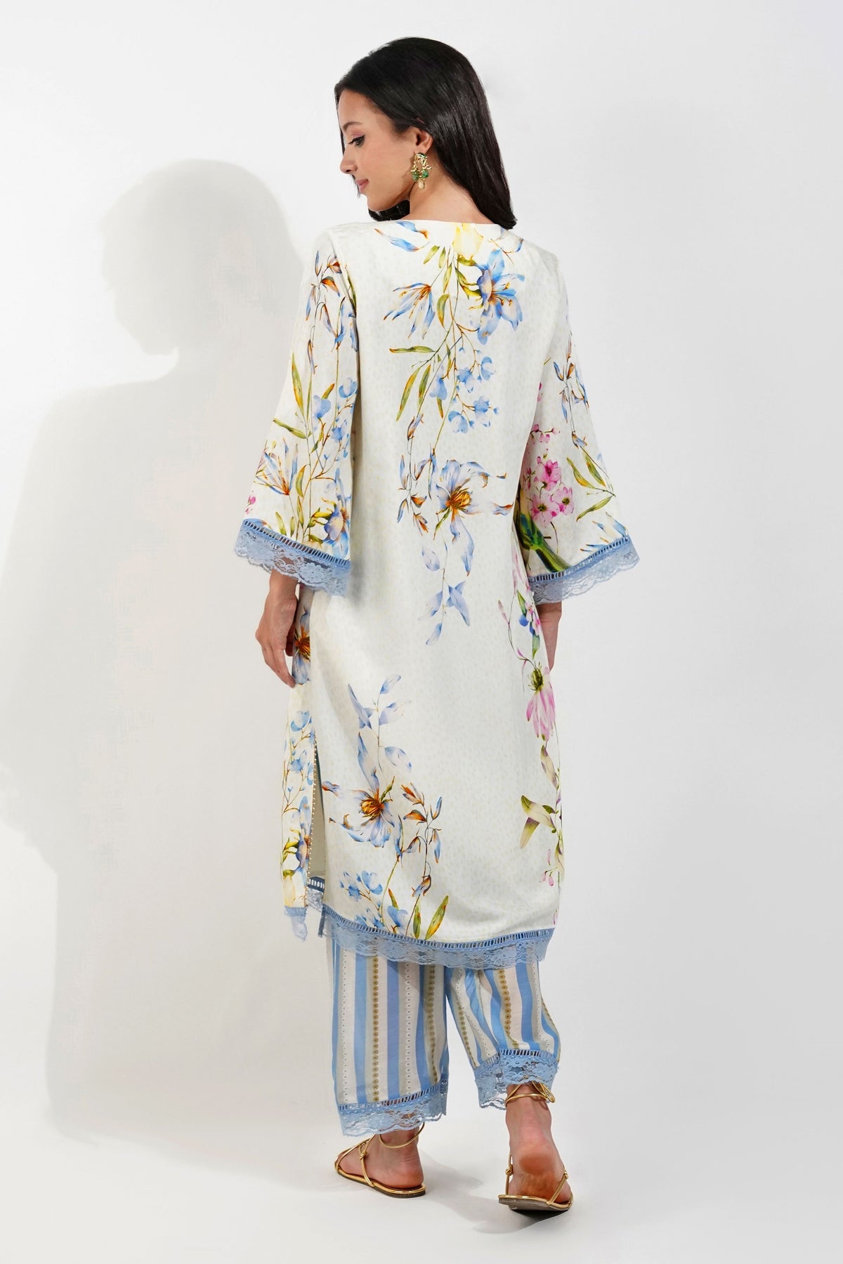 Summer Floral Kurta Set