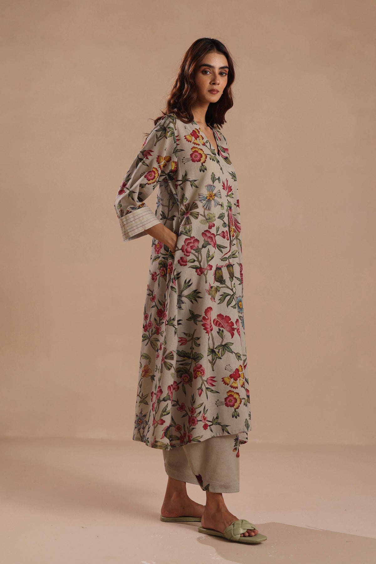 Daphne Dusty Blue Kurta Set