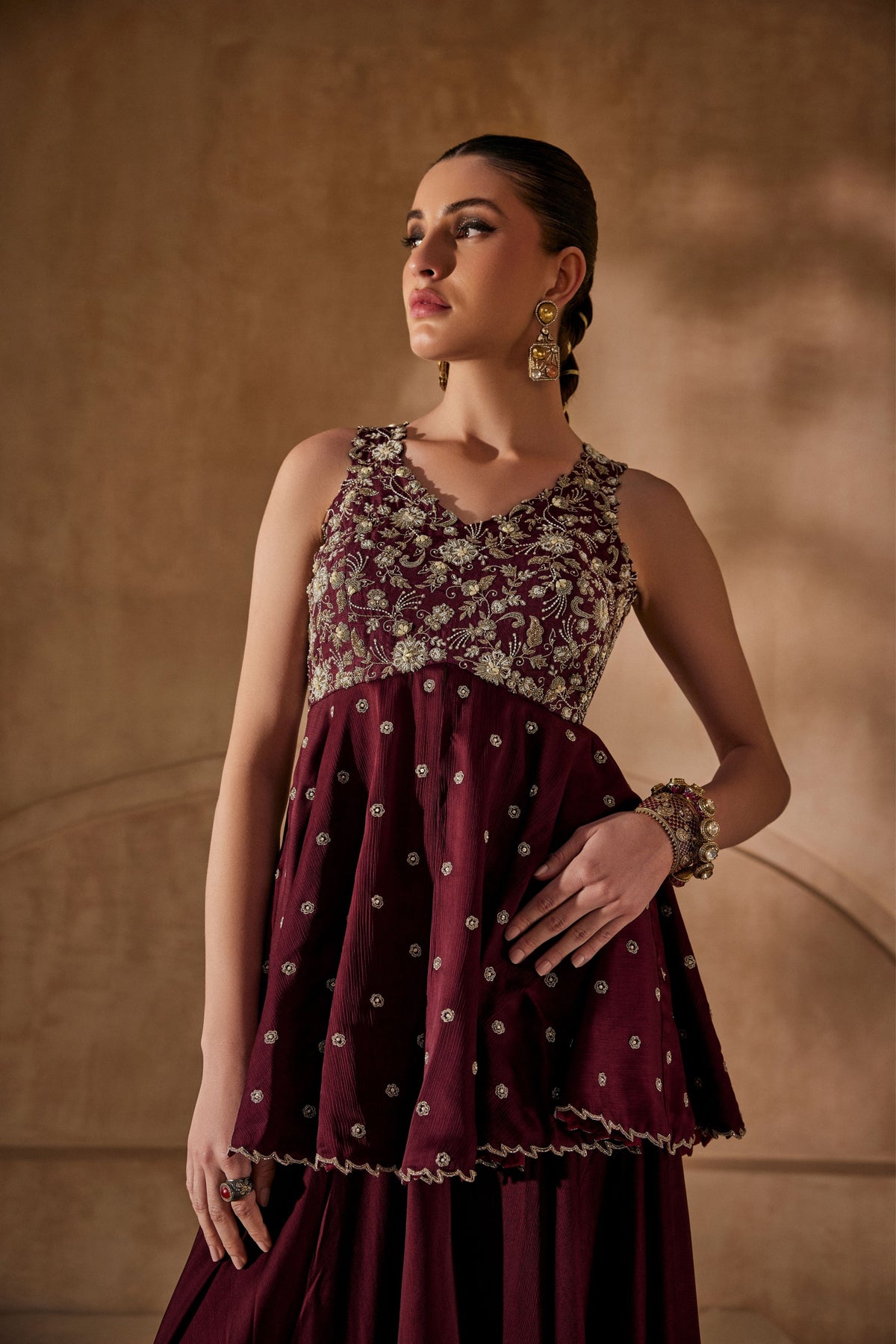 Viraasat Peplum Set