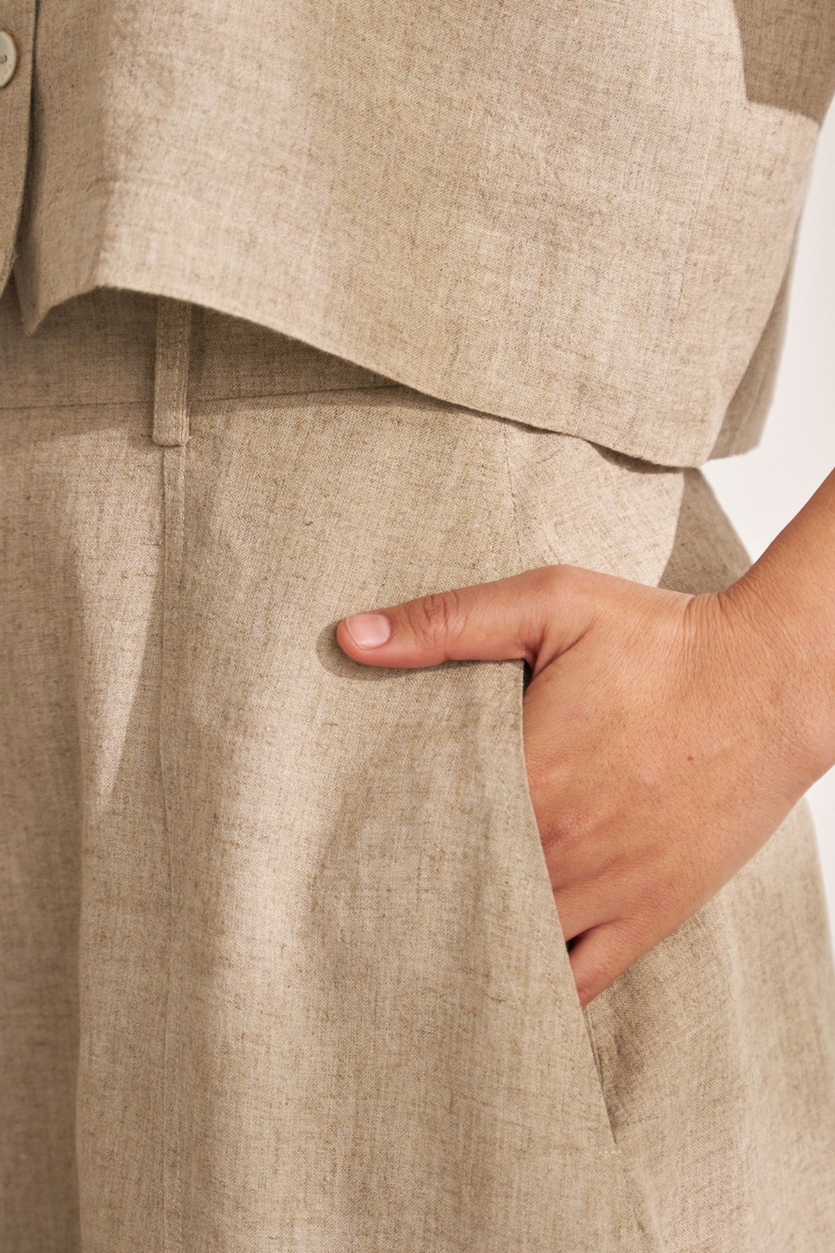 Beige Hemp Co-ord Set