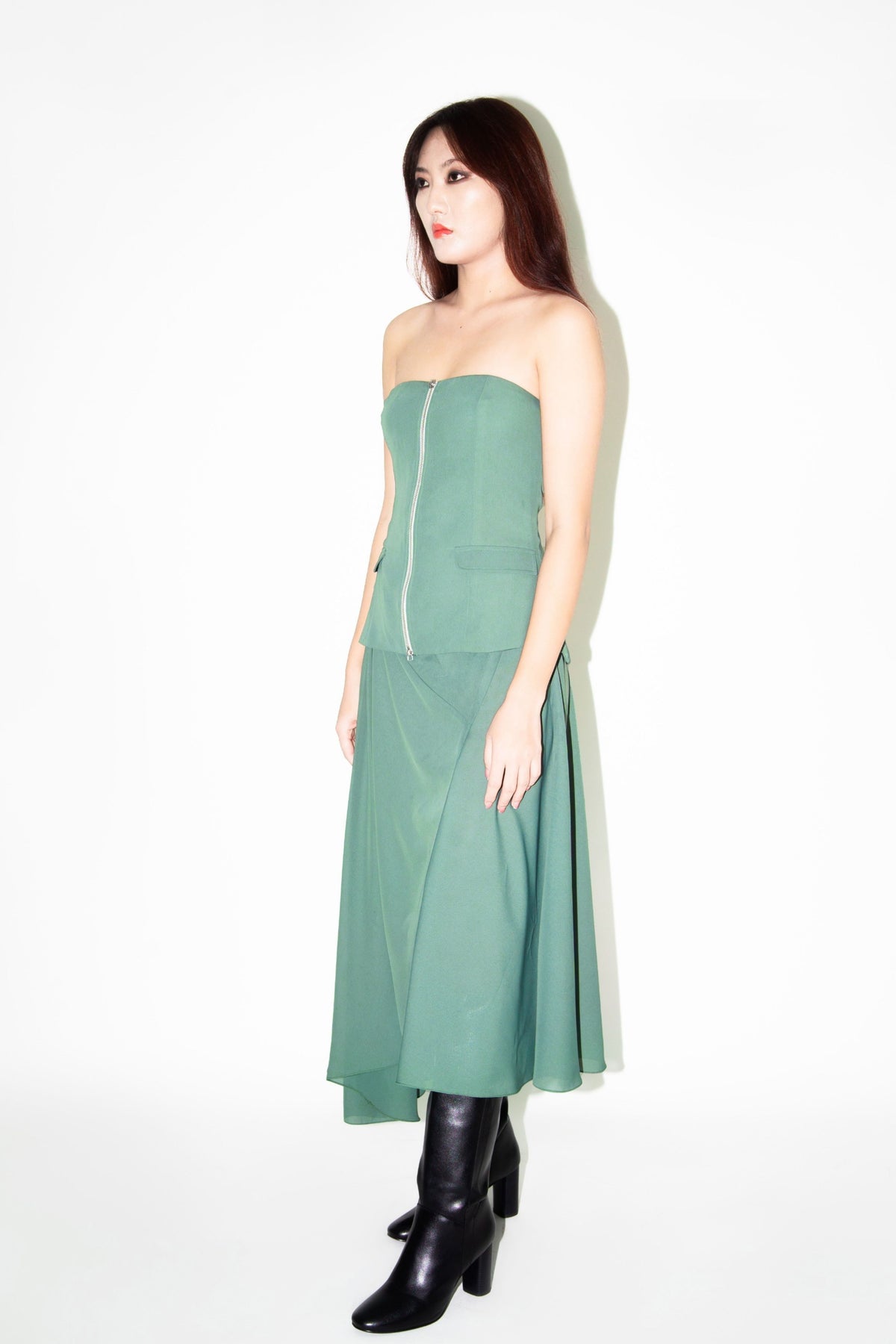 Azura Tube Green Top