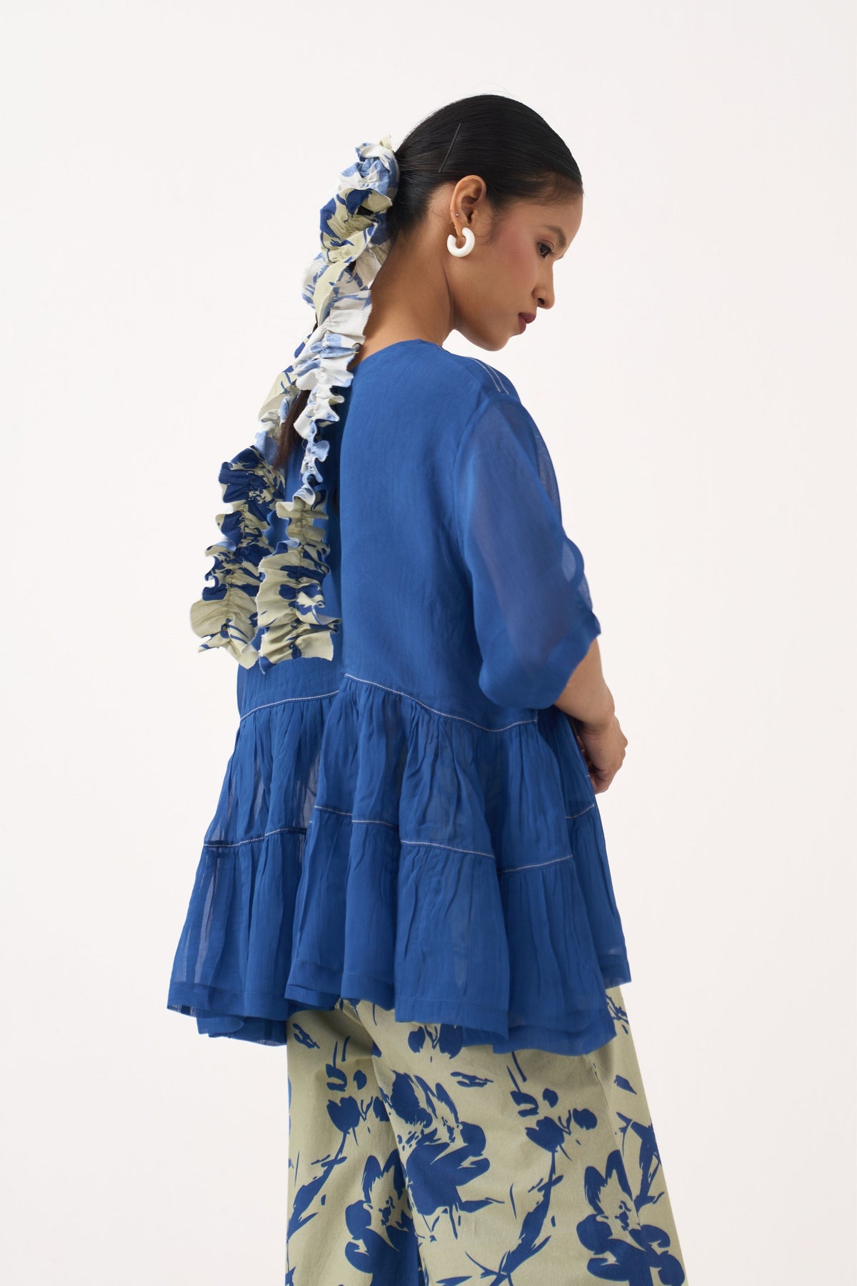 Yoke Gather Top Co-Ord Set