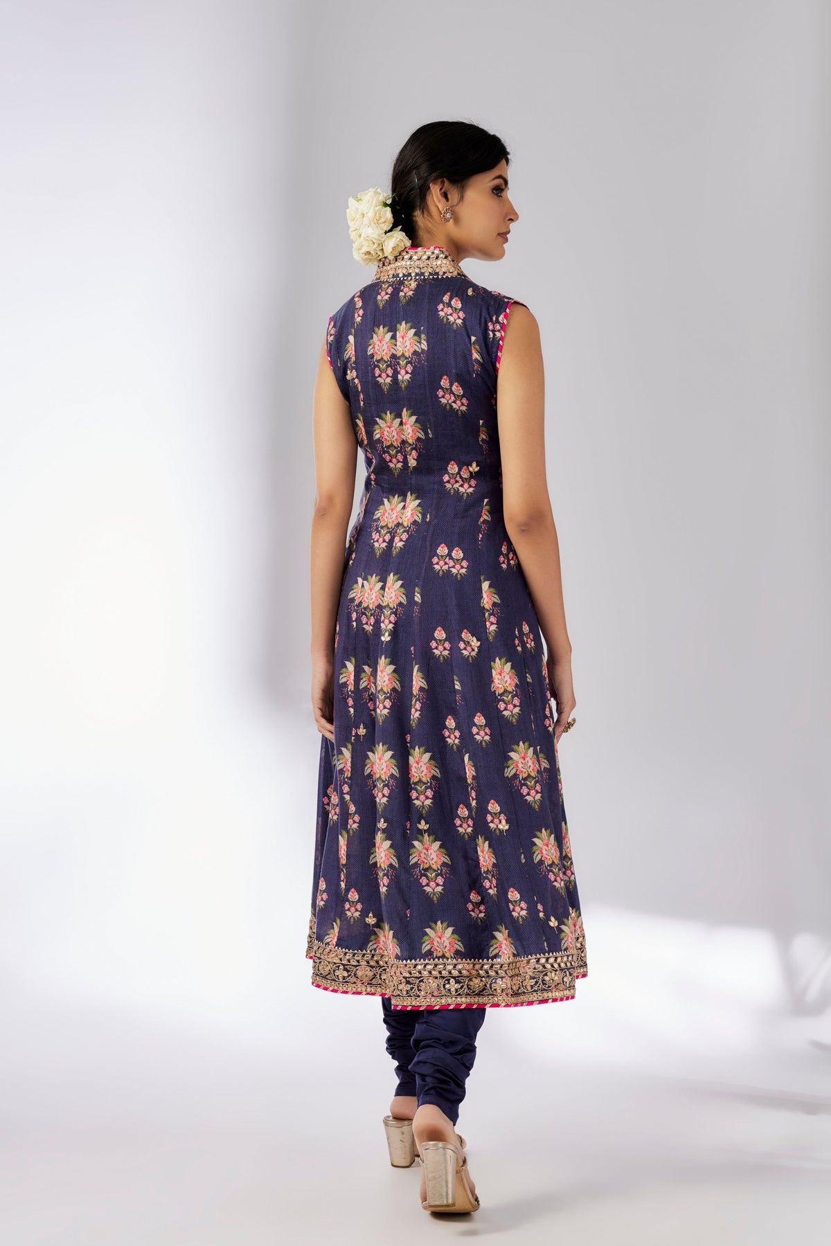 Navy Madhuri Kurta Set