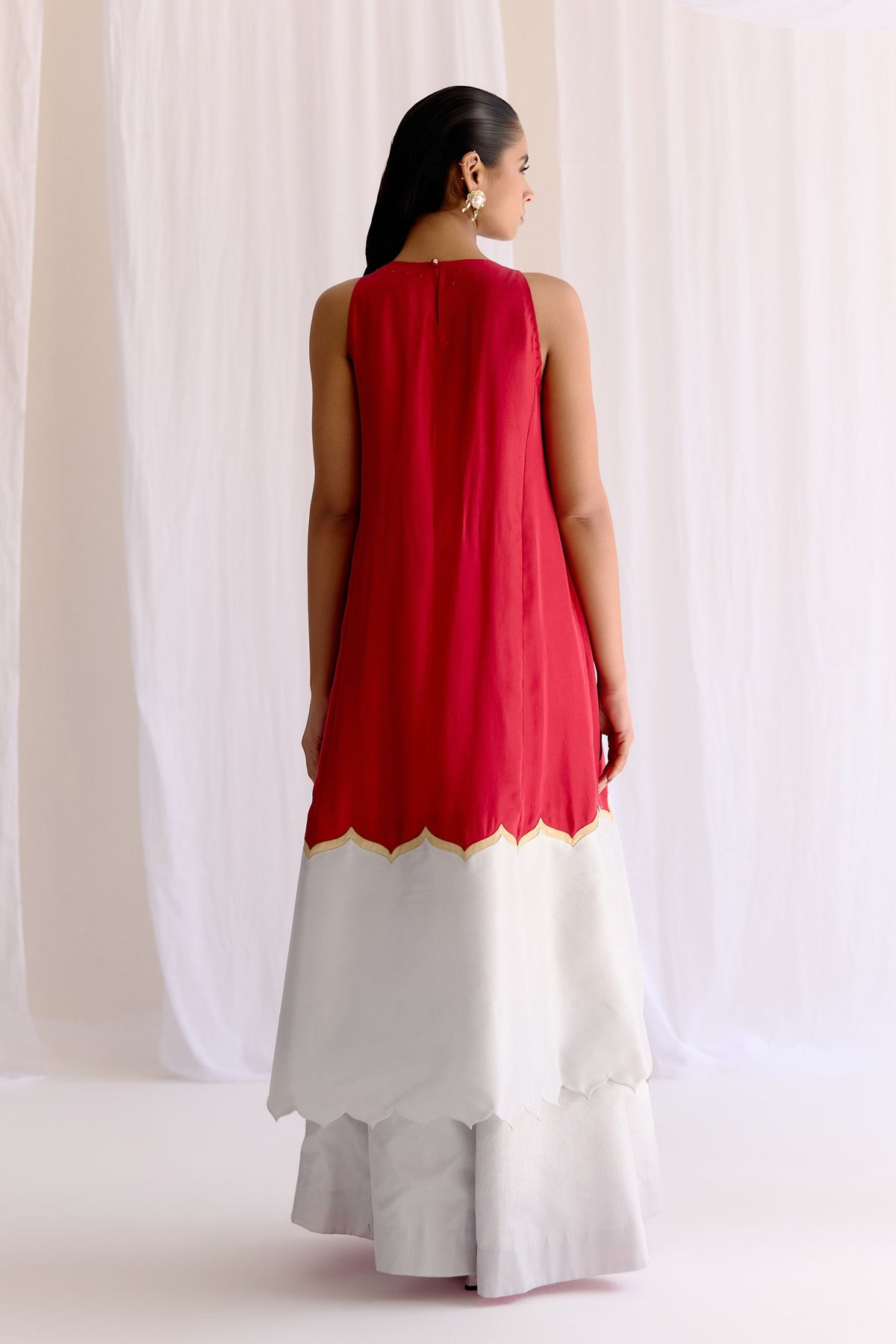 Bandani Jaigarh Kurta With Sharara Pants