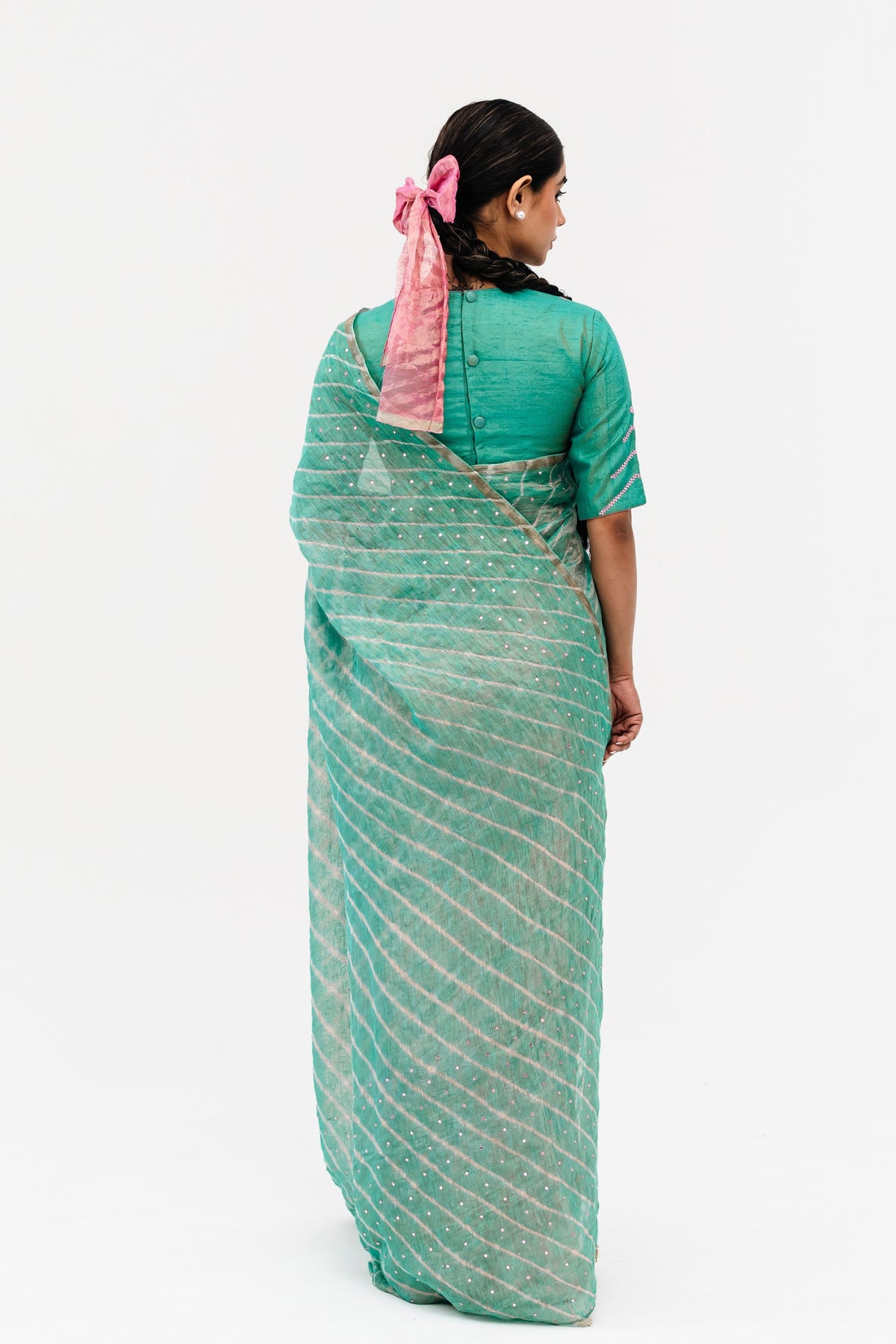 Blue Luni Saree