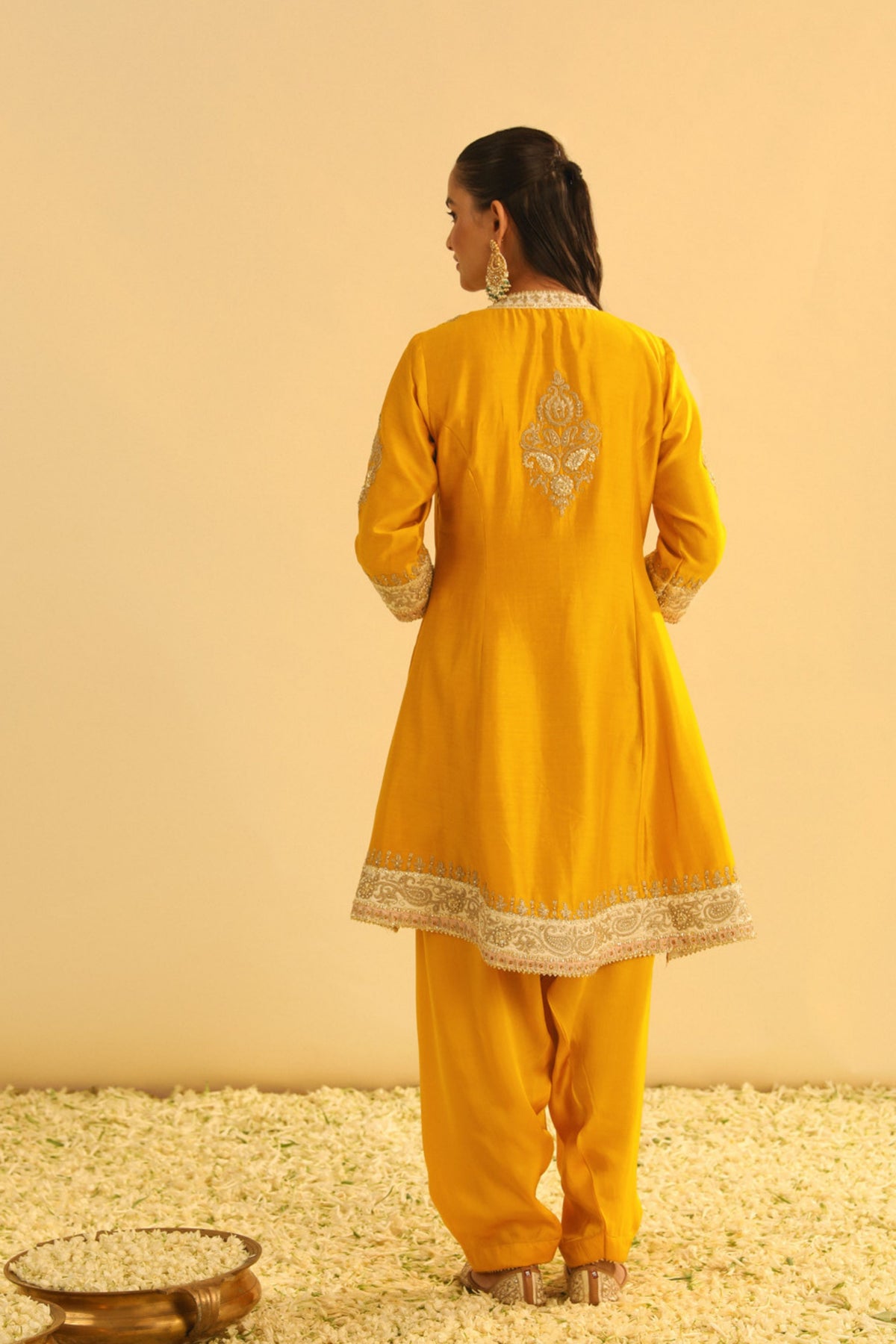 Amani Mustard Kurta Set