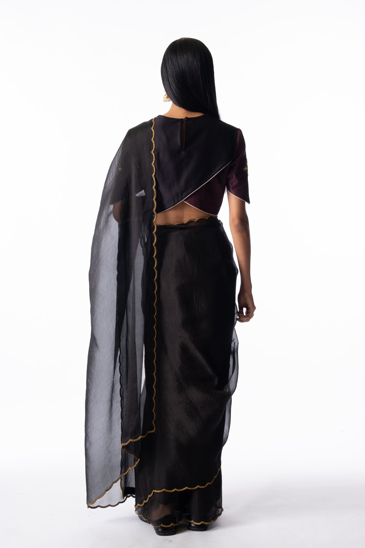 Siyaah Saree Set