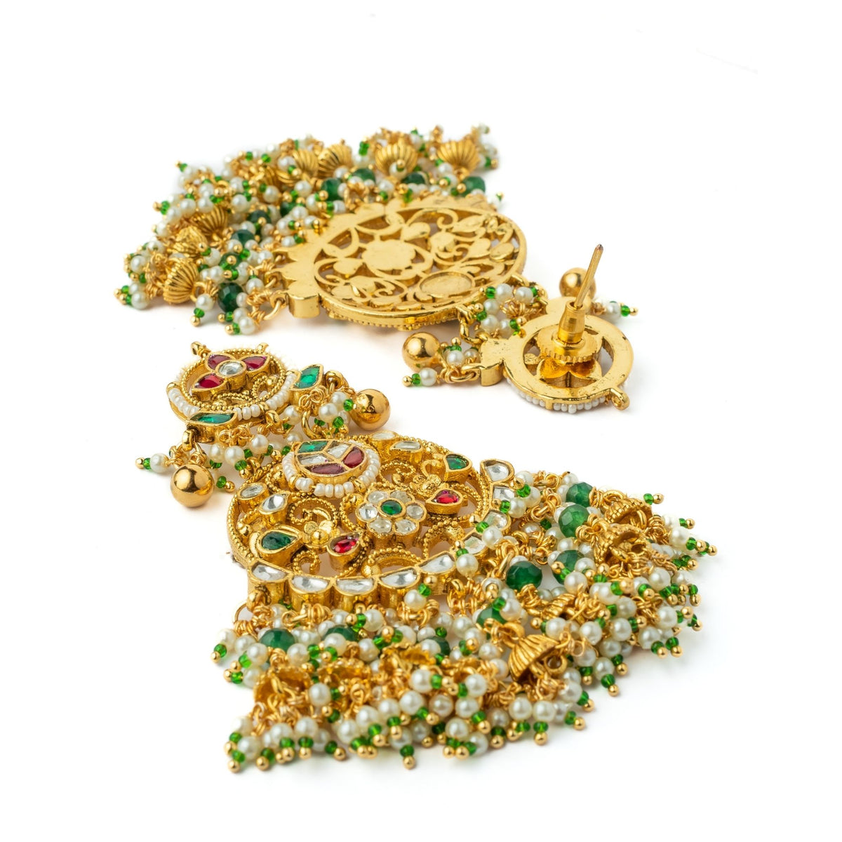Multicolored Gold Plated Necklace Set