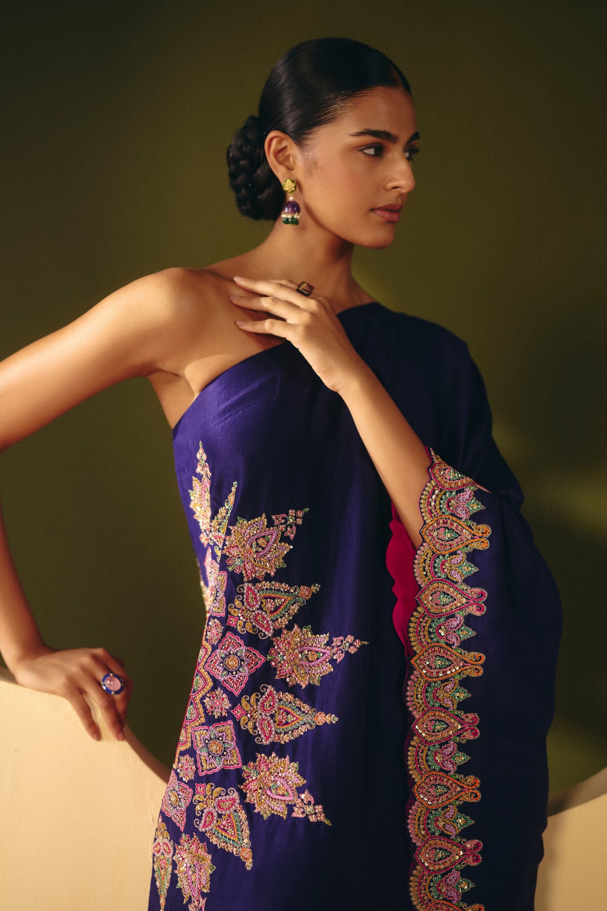 Purple Veeranshi Kaftan