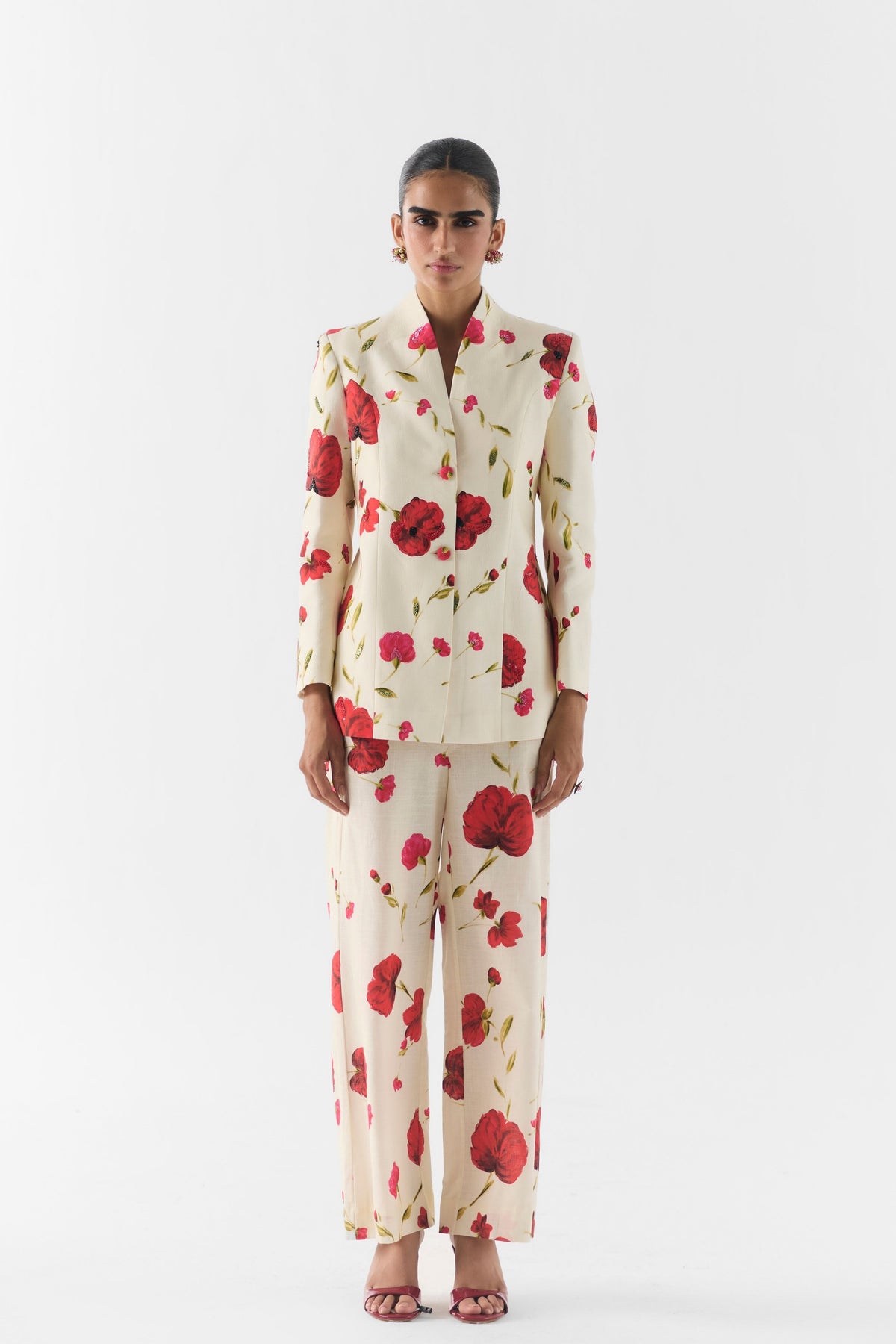 Sisley Rose Blazer Set