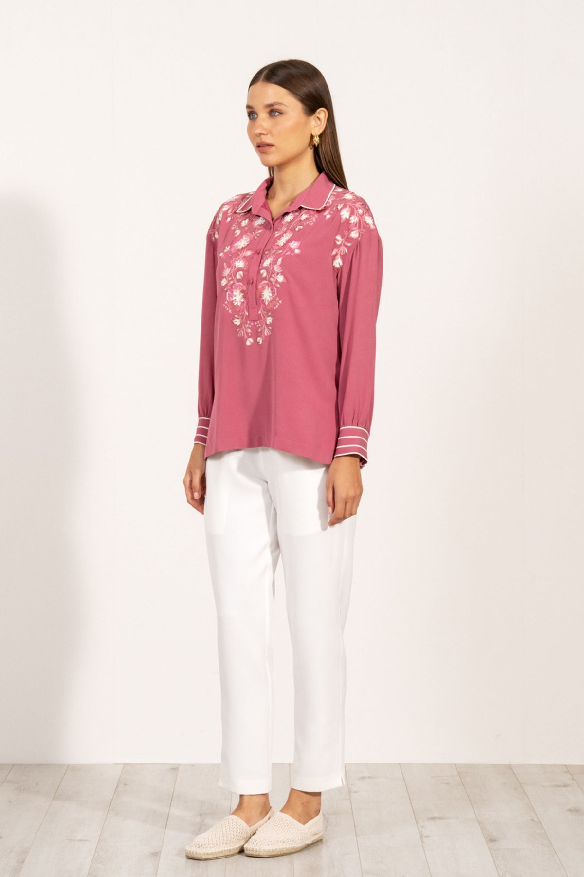 Viara Embroidered Top