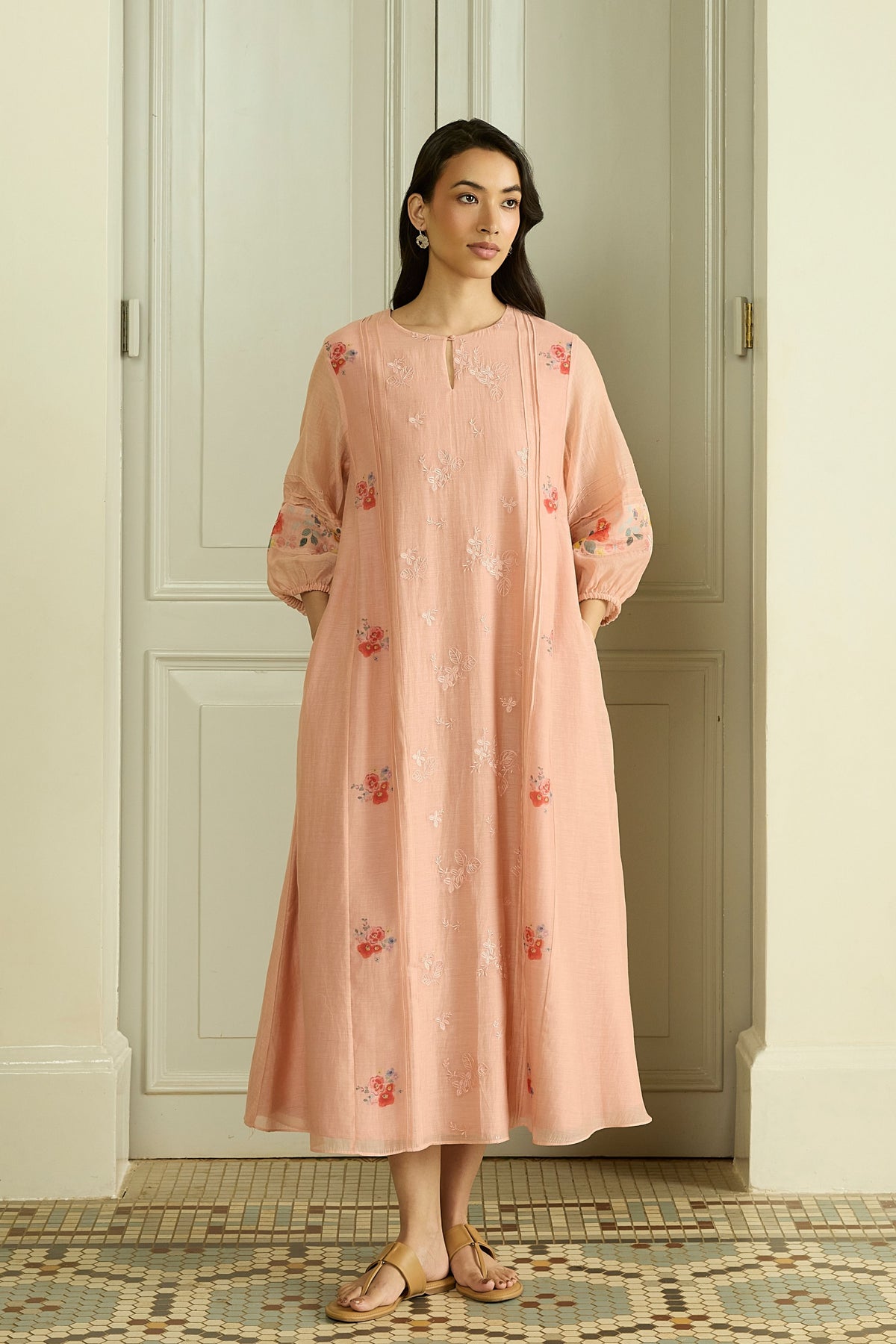 Blossom Embroidered Dress