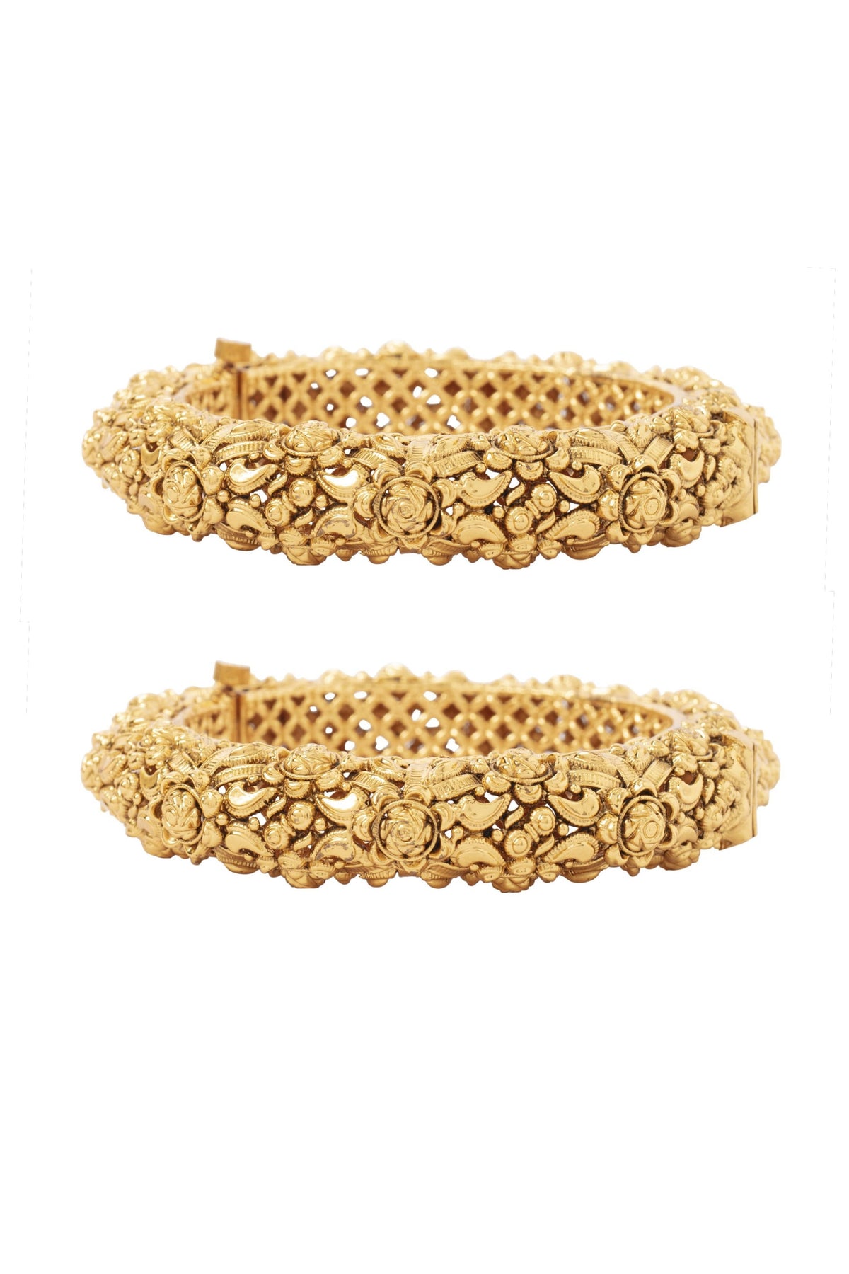 Isvaraah Gold Plated Bangles