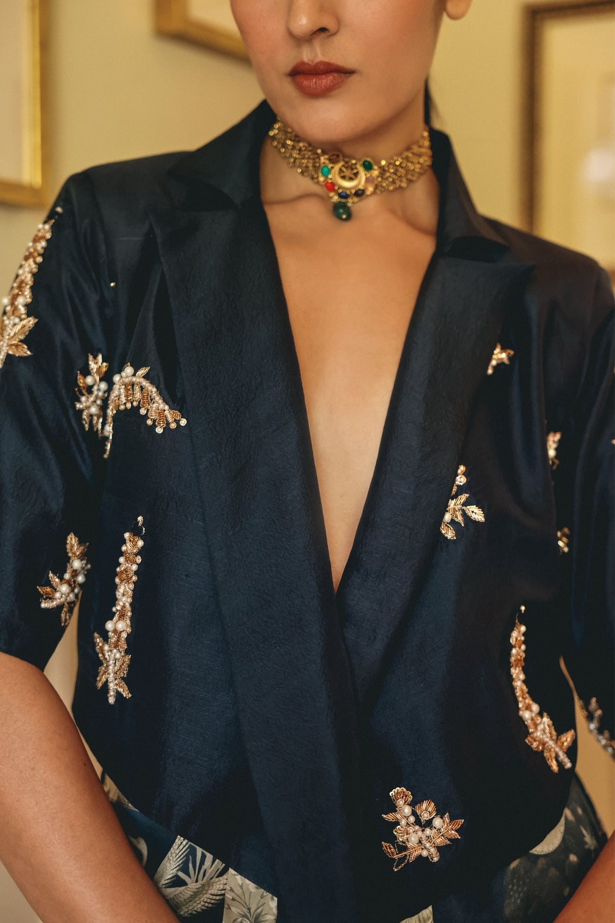 Porcelain Ink Jacket Set