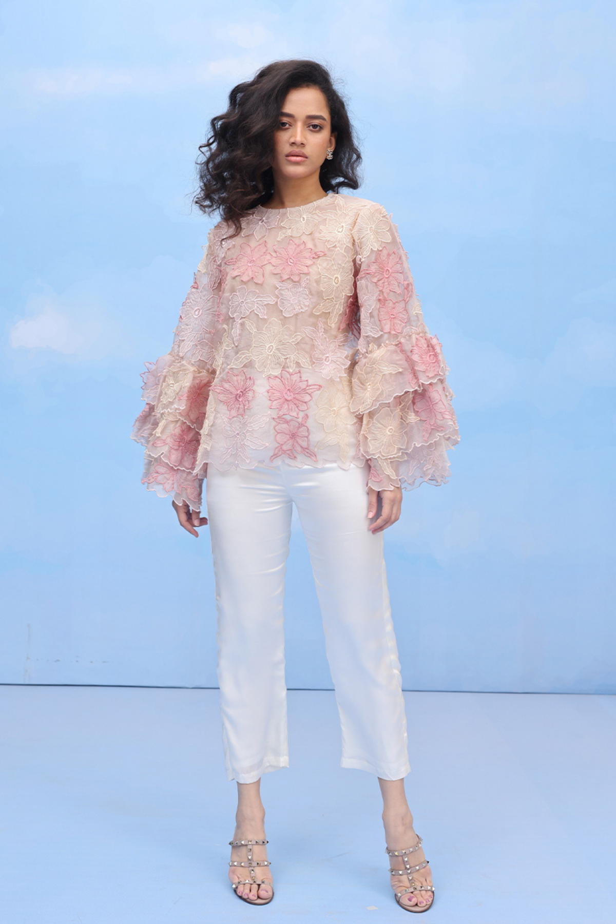 Blush Three Day Lily Shirt