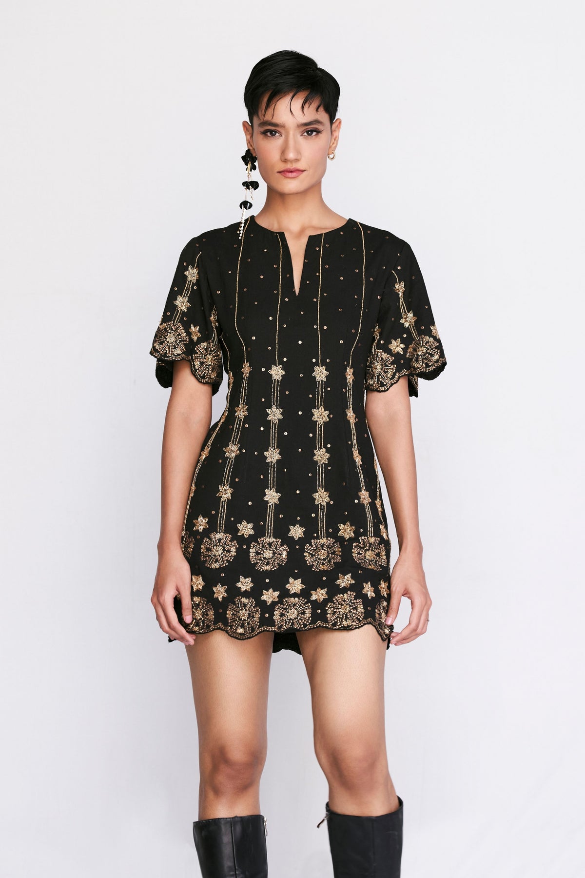 Black Aira Mini Dress