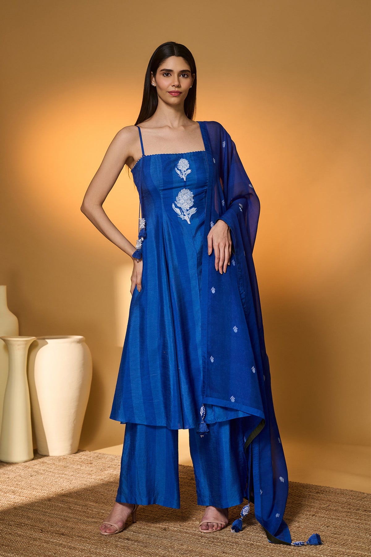 Heart of Eden on Ocean Haze Kurta Set