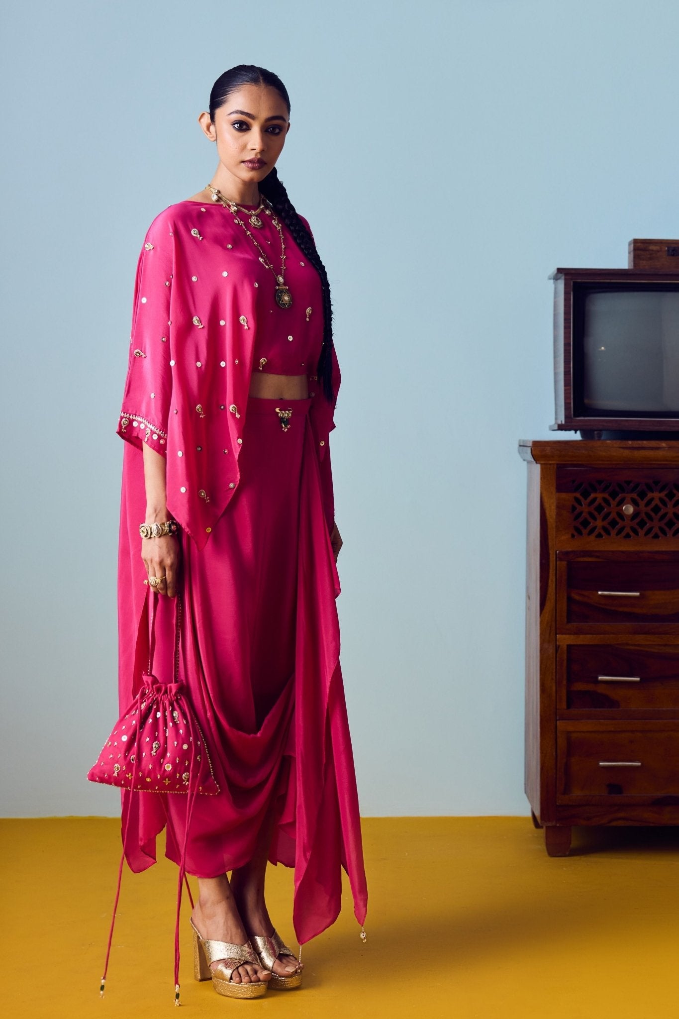 Nexa Pink Co - ord Set - Prahnaaya - Elahe