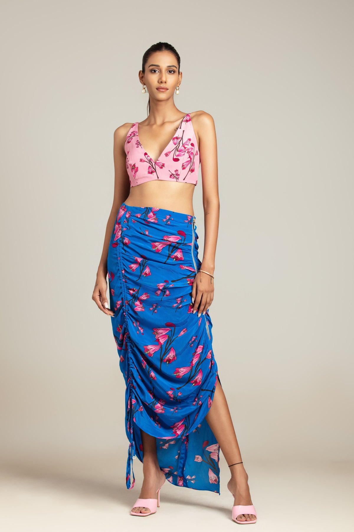 Nirvana Crop Blazer Set