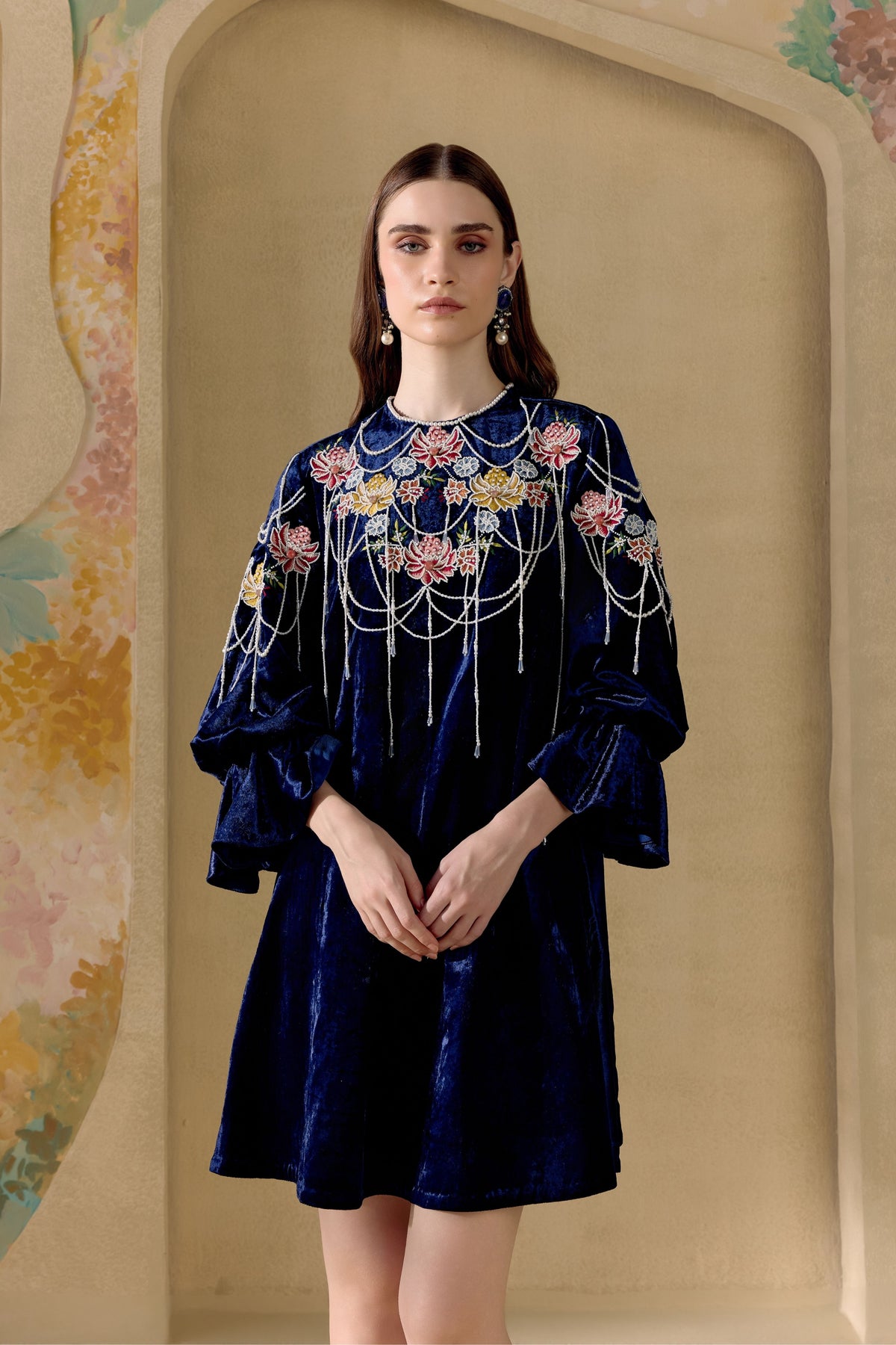 Indigo Fleur Dress