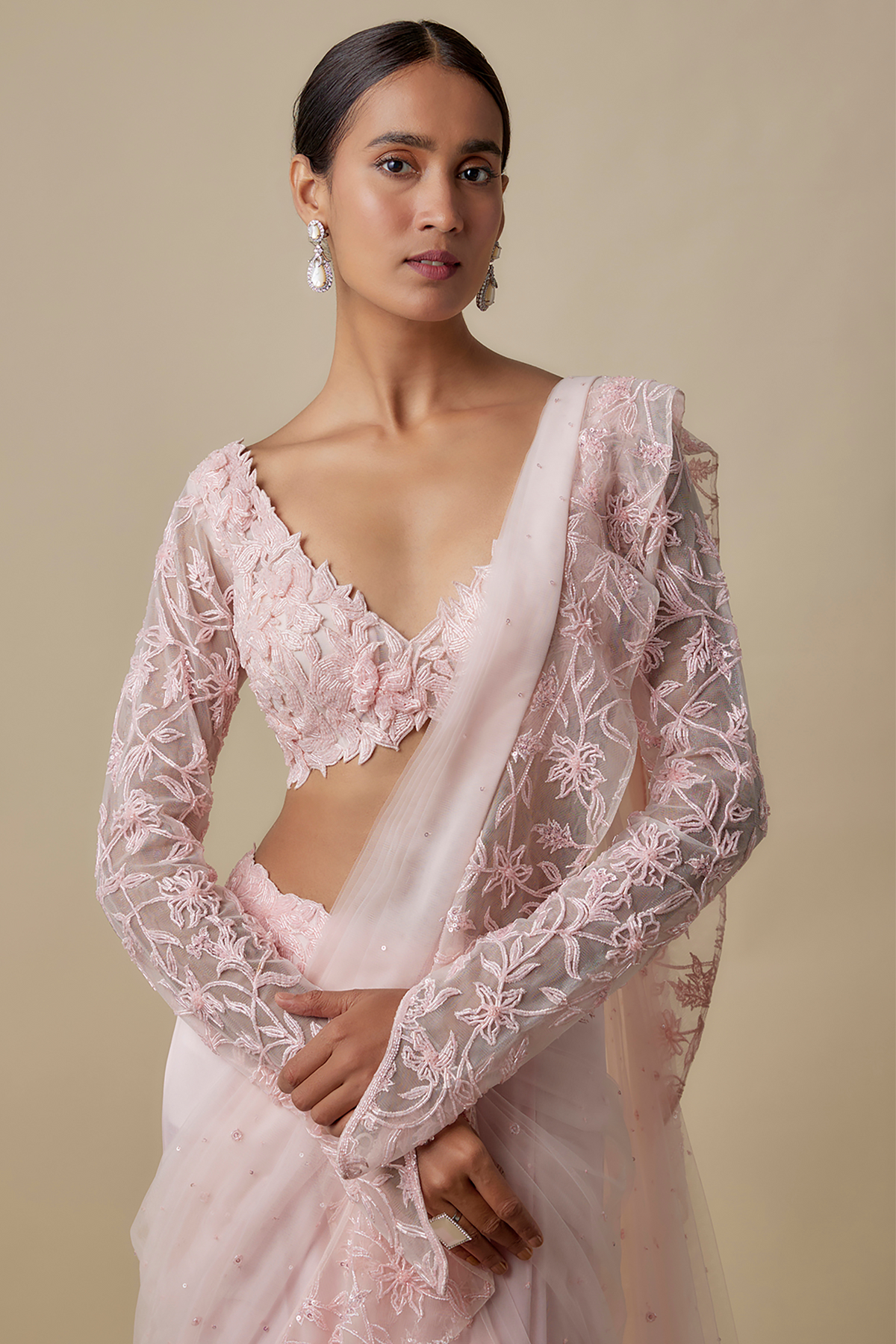 Finery Drape Saree Set