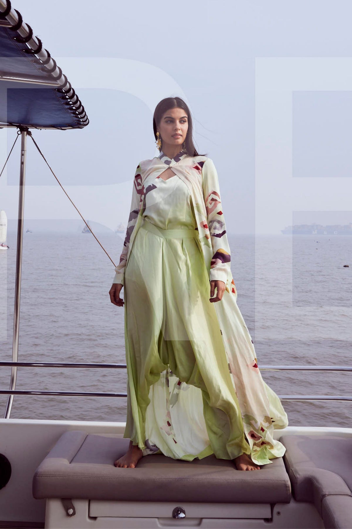 Patola Printed Cape Set