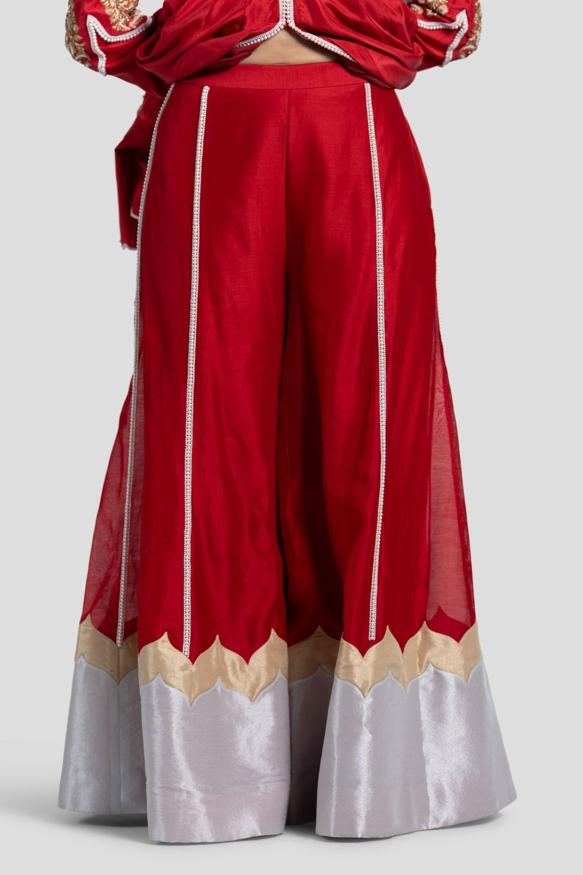 Surkh Anarkali Set