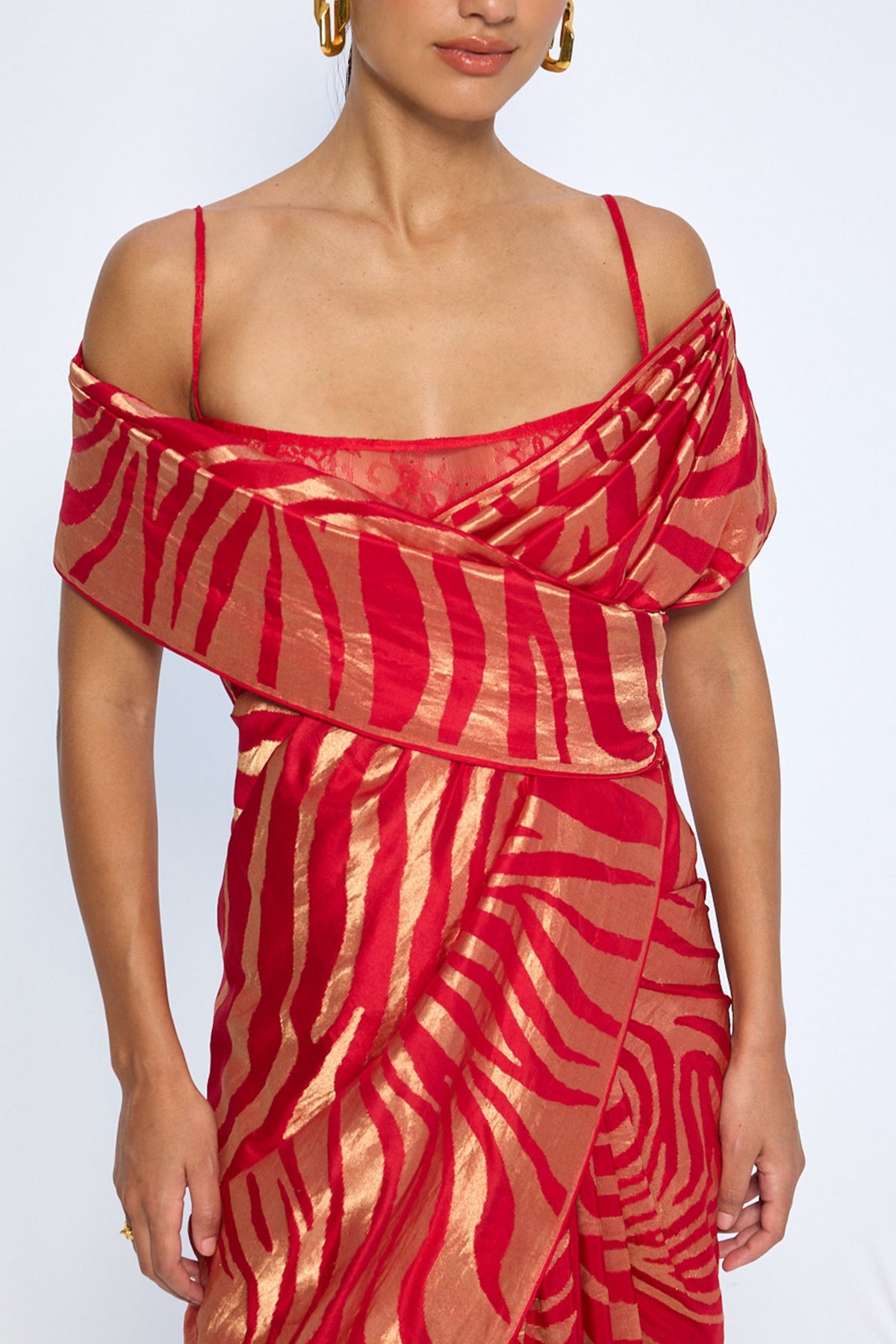 Handwoven Classic Red Silk Saree