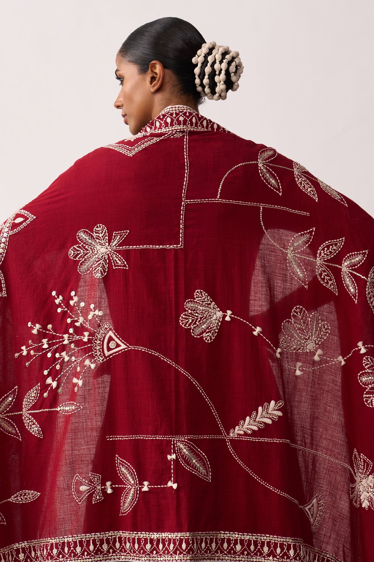 Rani Laxmi Red Dupatta