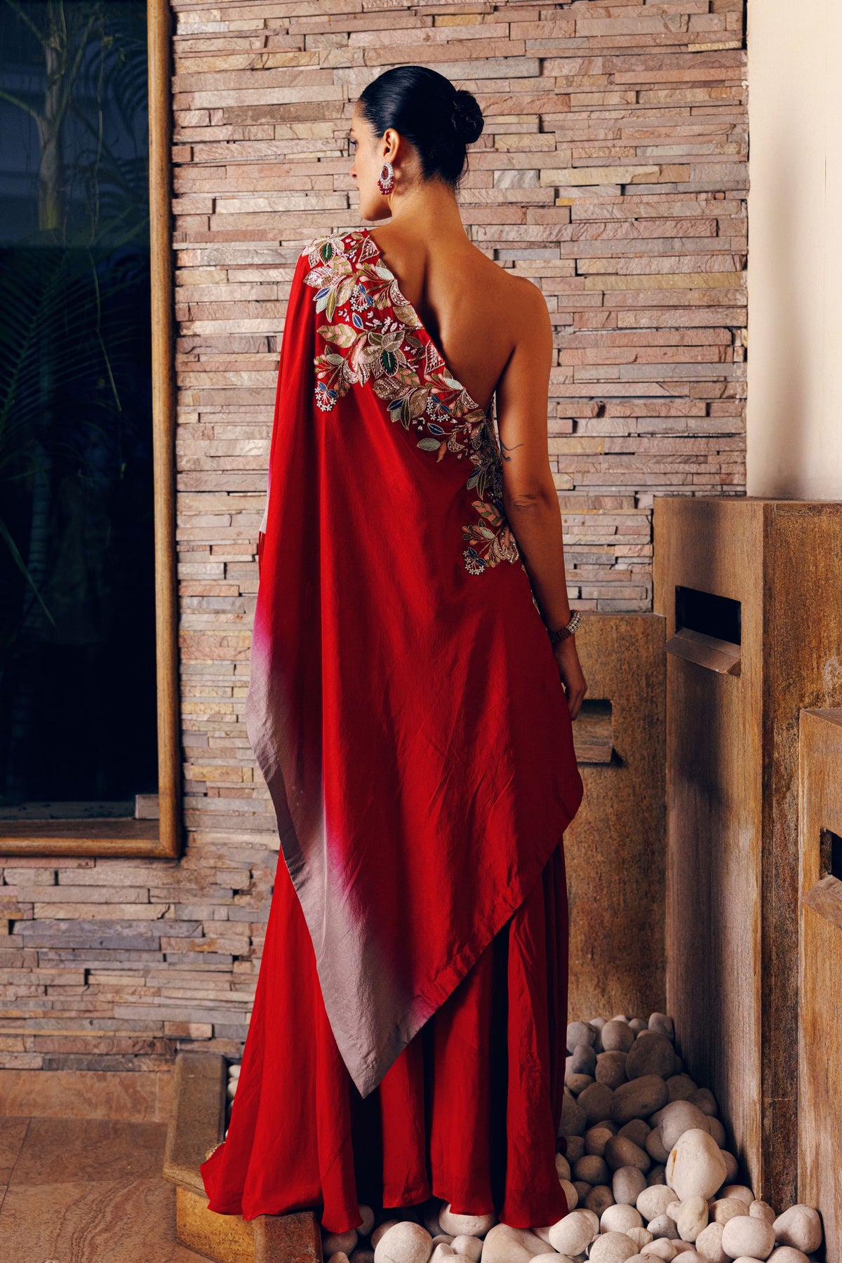 Off Shoulder Drape Set