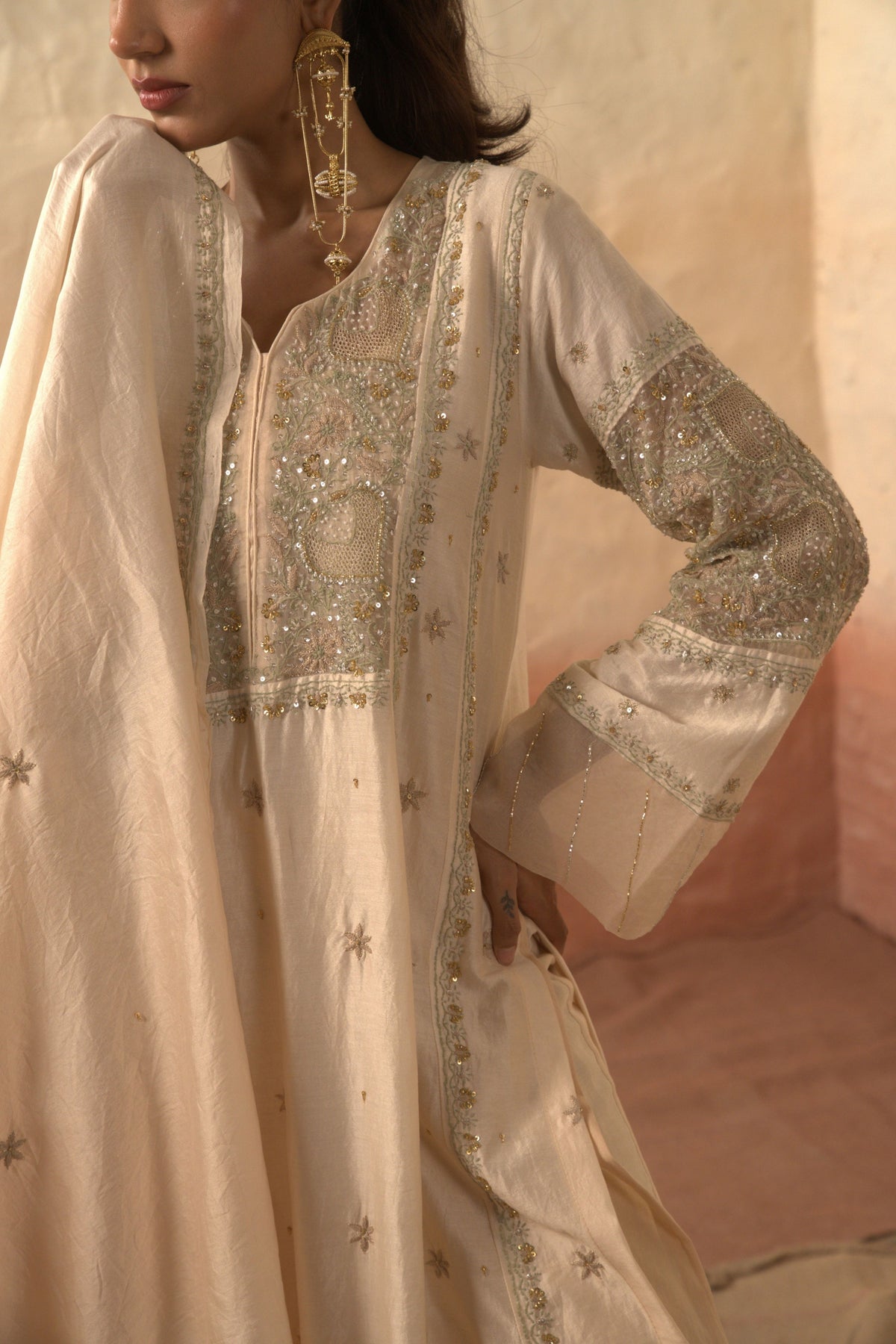 Ivory Kurta Set