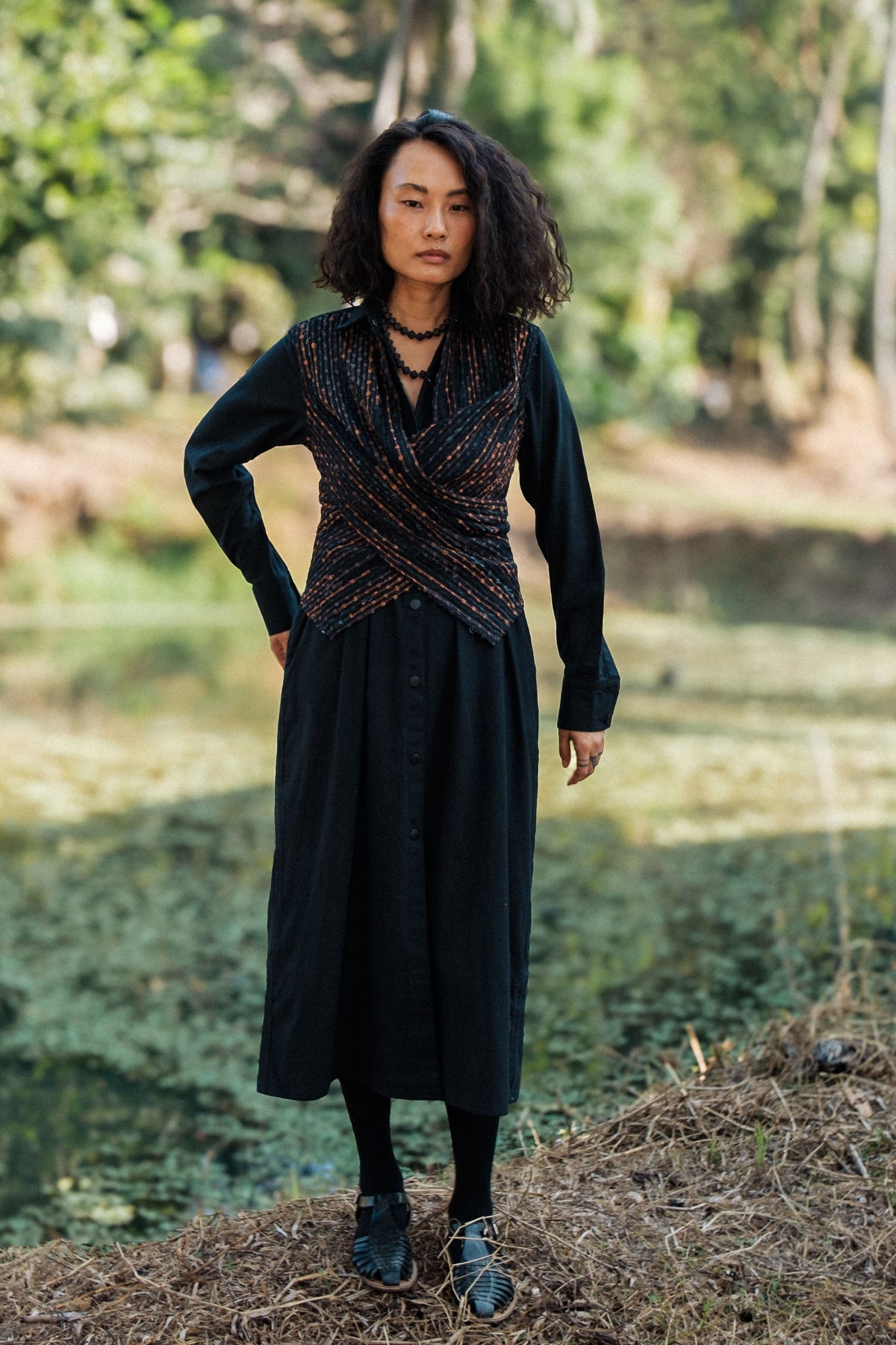 Handwoven Seattle Wrap Dress
