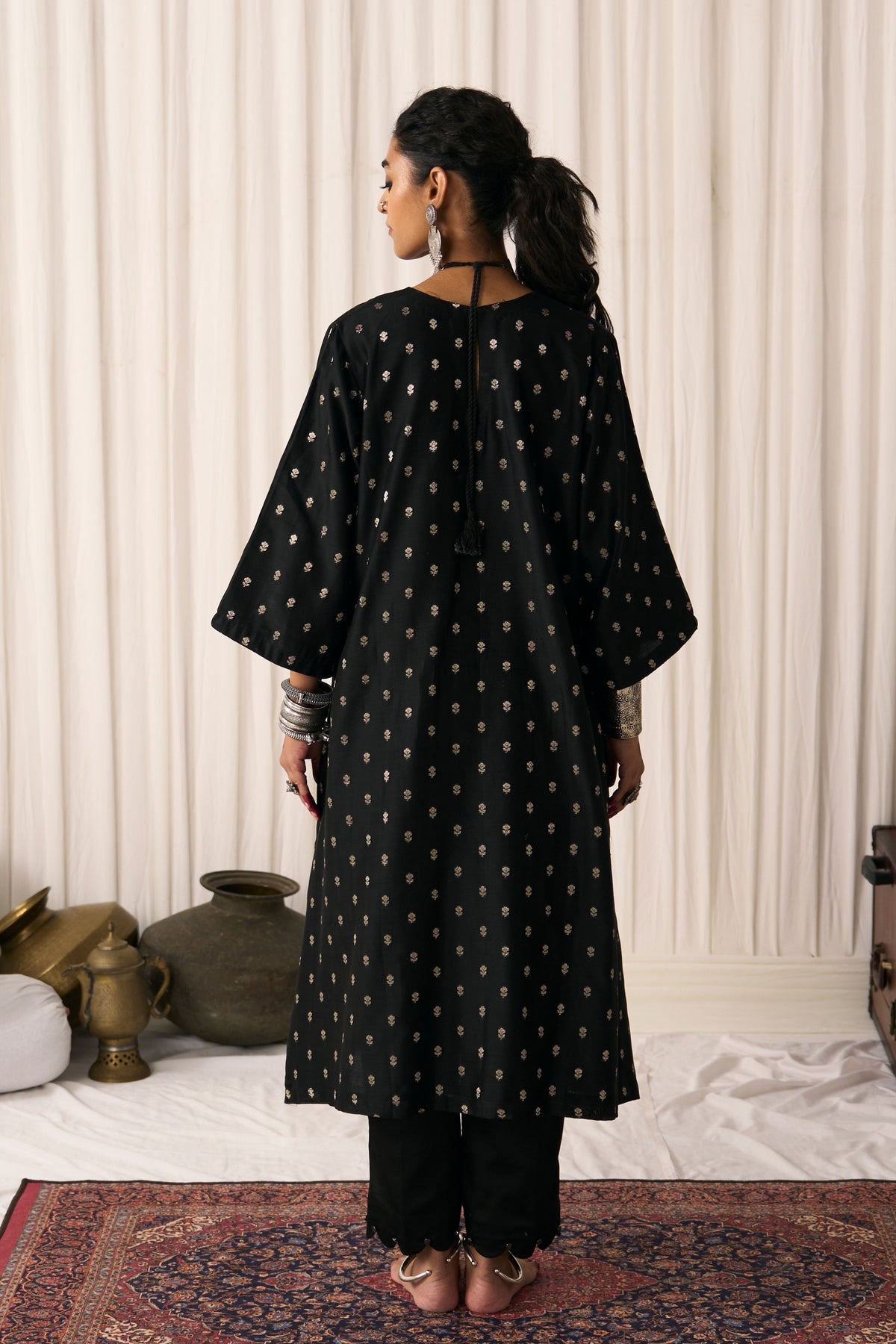 Noor Black Kurta Set