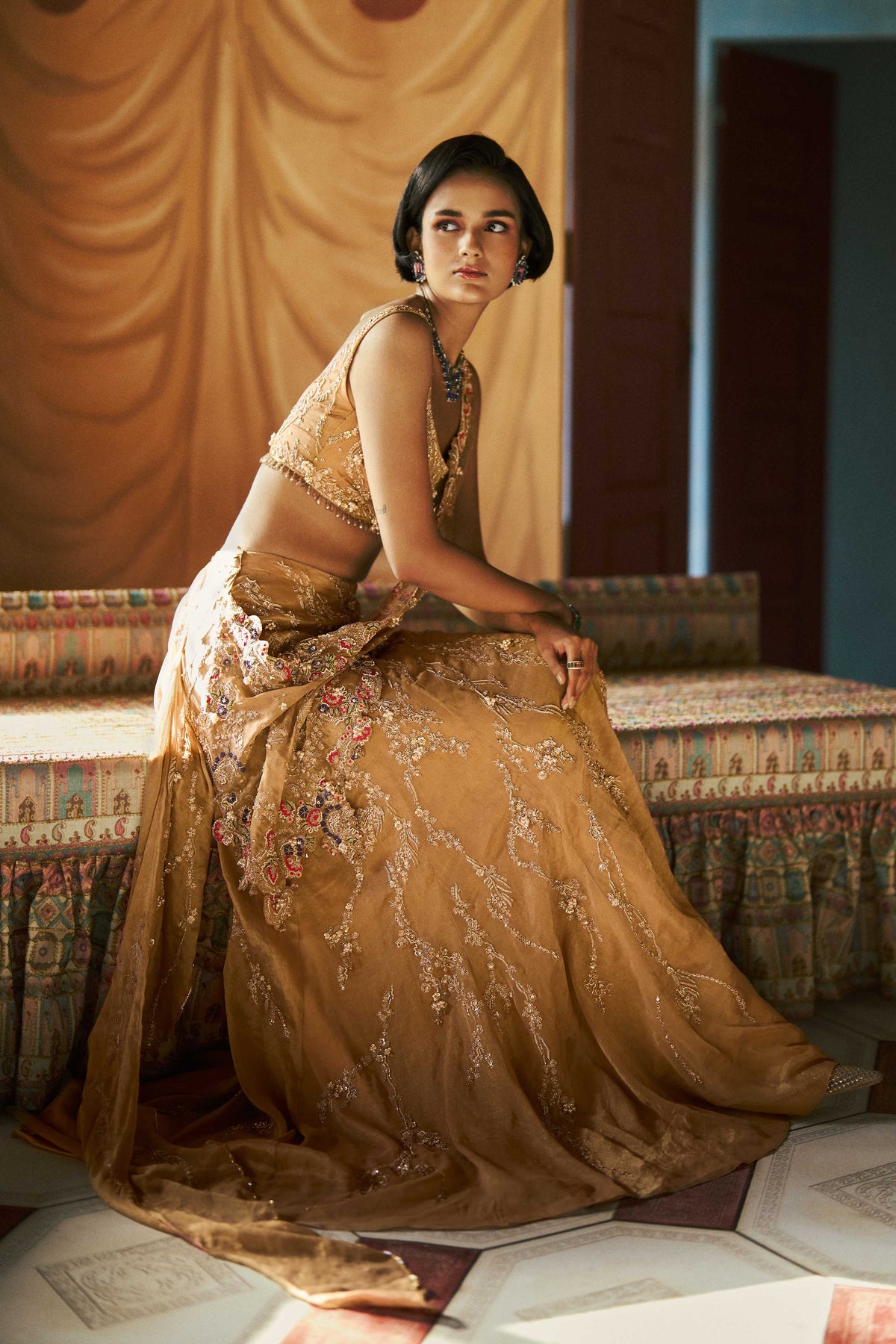 Aureva Drape Saree Set