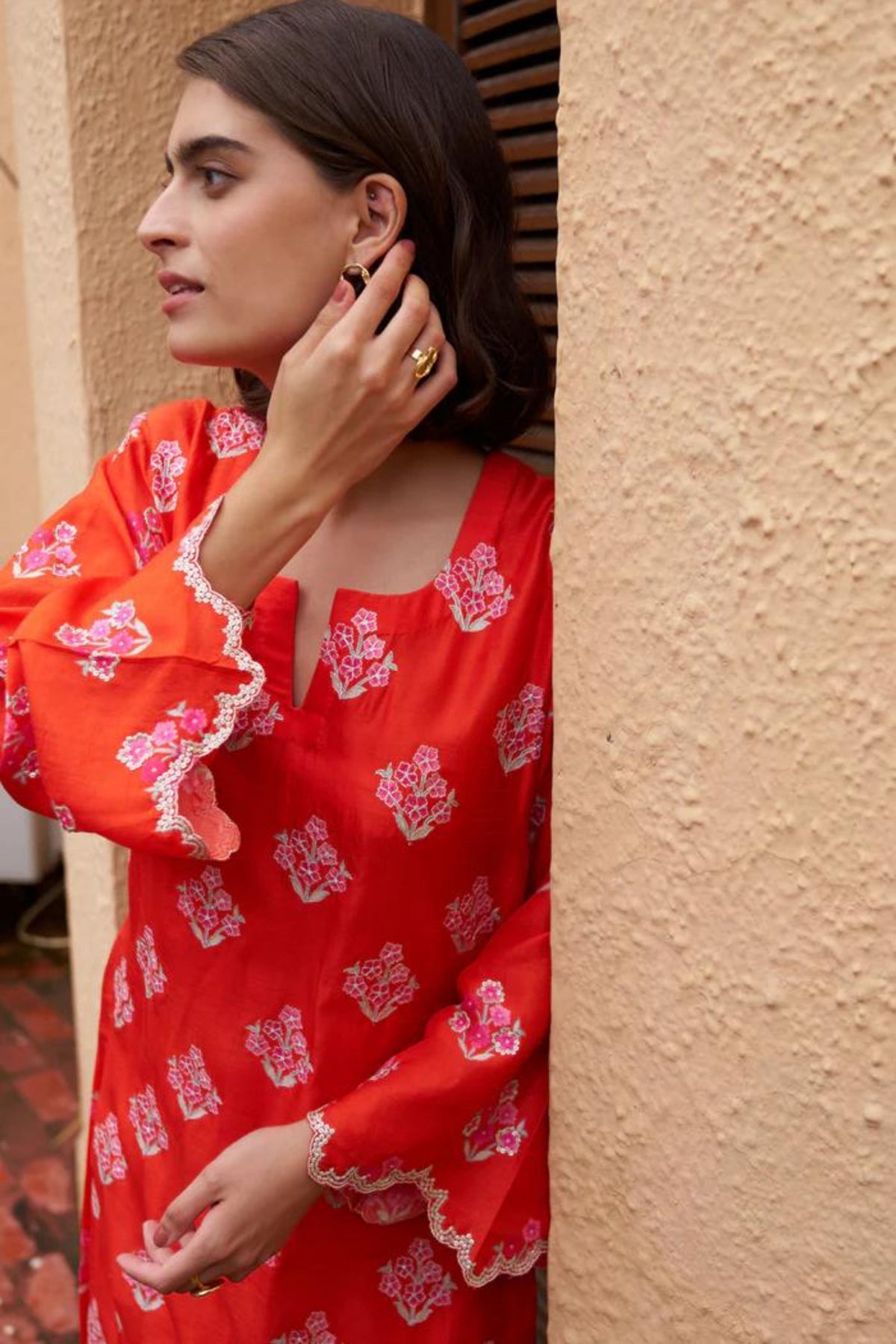 Scarlet Tunic Set