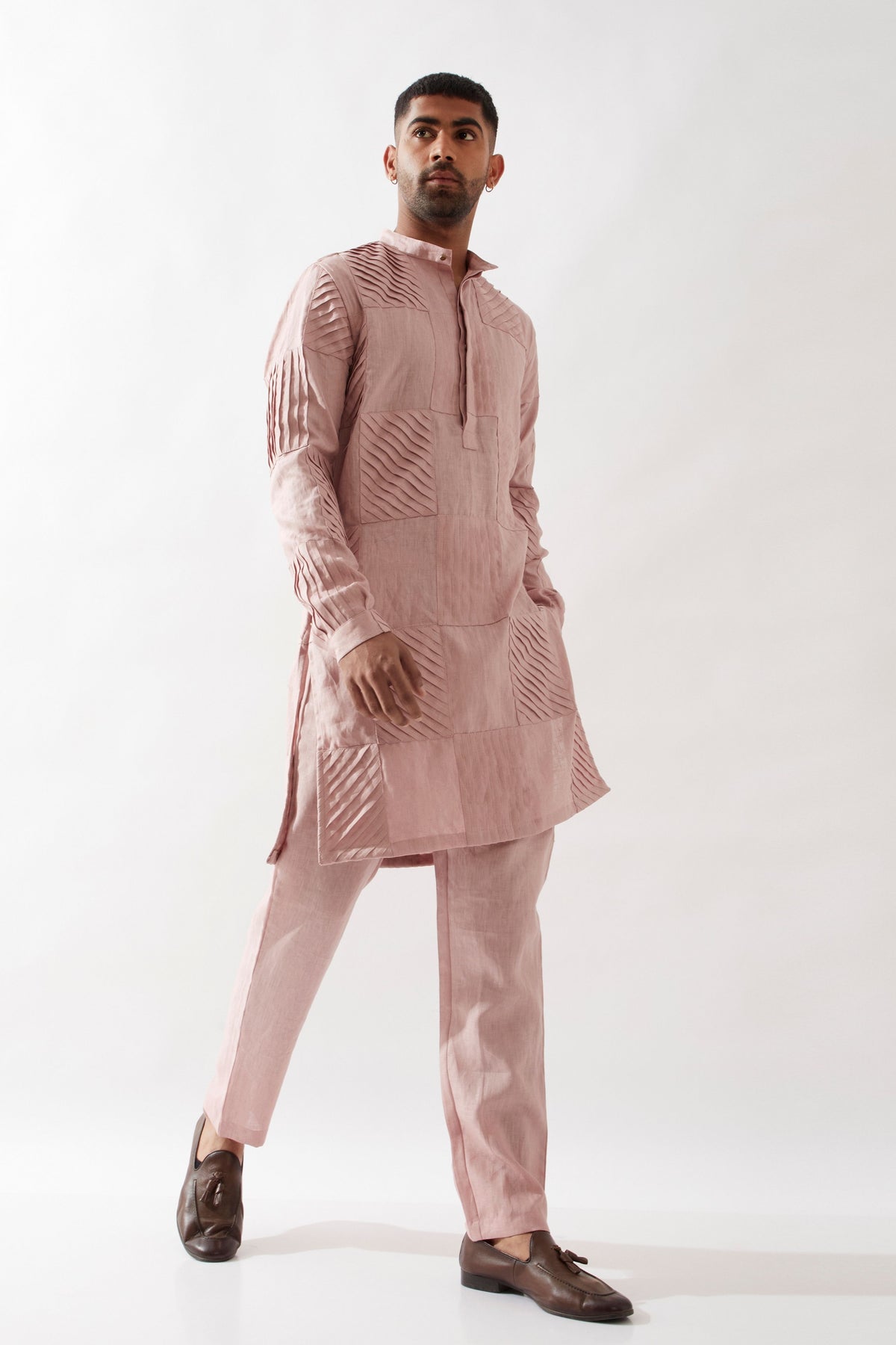 Ezra Pink Kurta