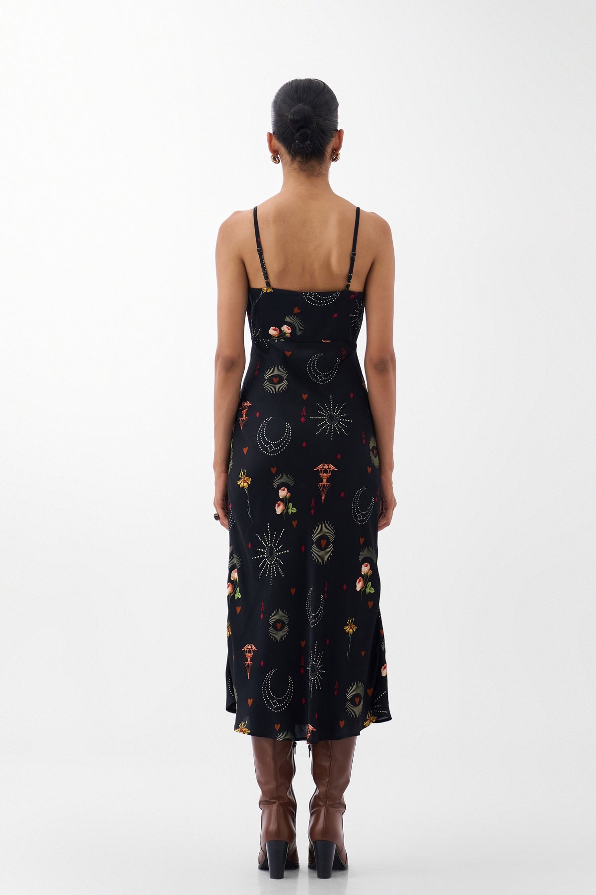 Liza Midi Postcards Petals Dress