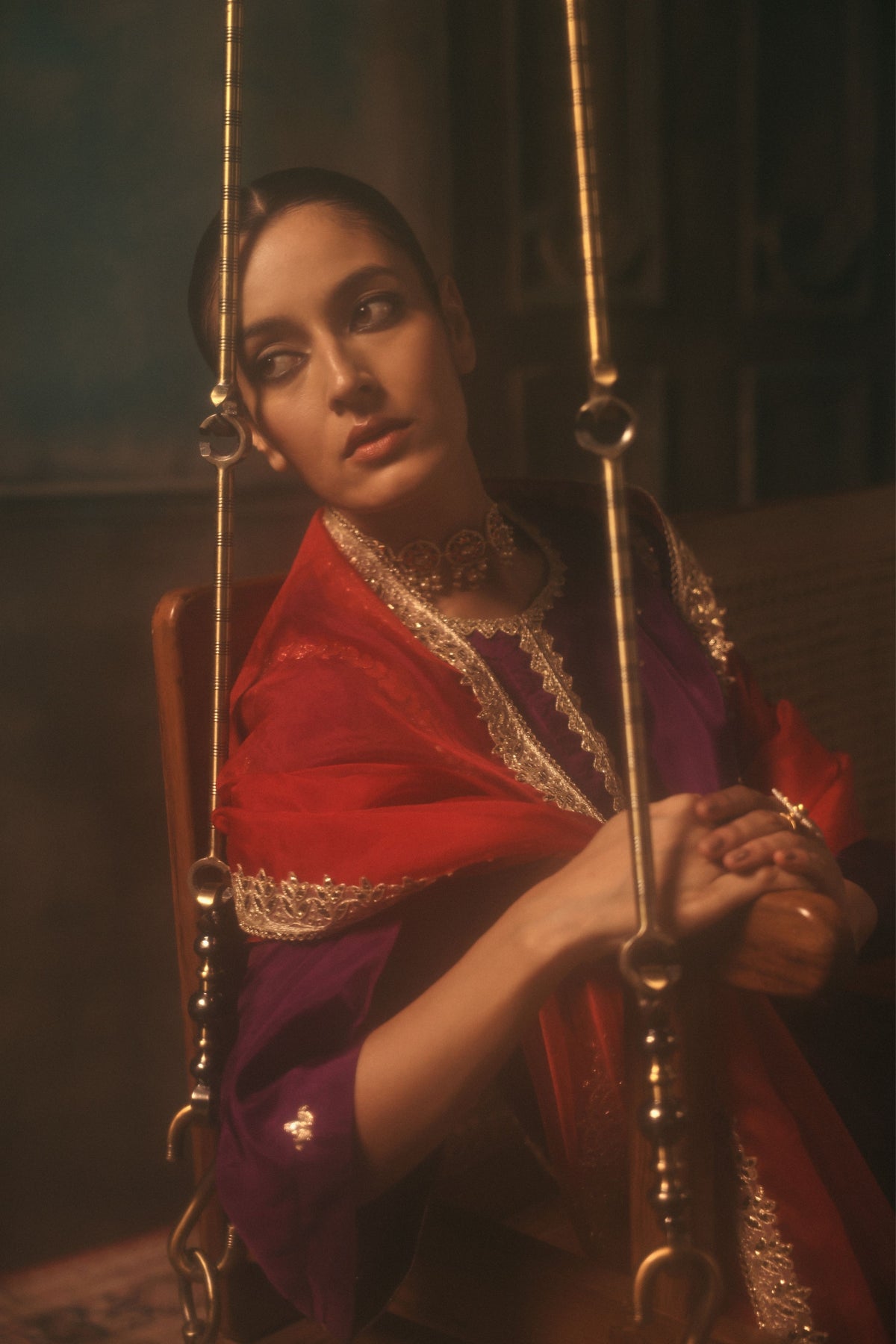 Purple Arzoo Kurta Set