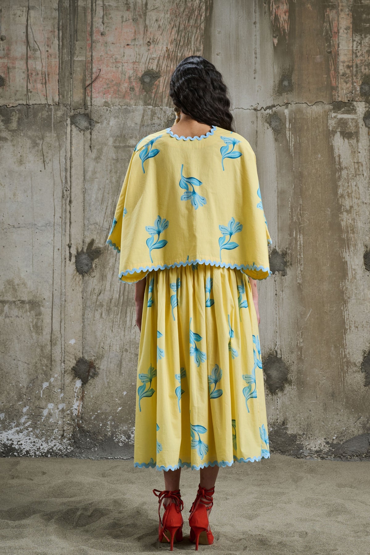 Sunlit Bloom Batwing Shirt